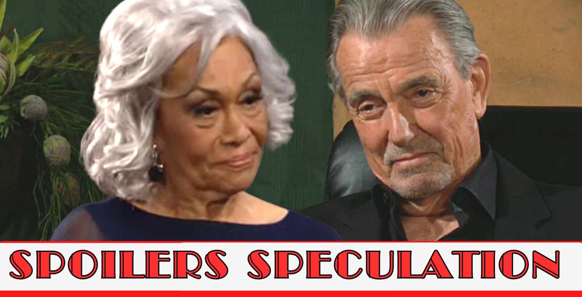 y&r spoilers speculation banner over mamie and victor.