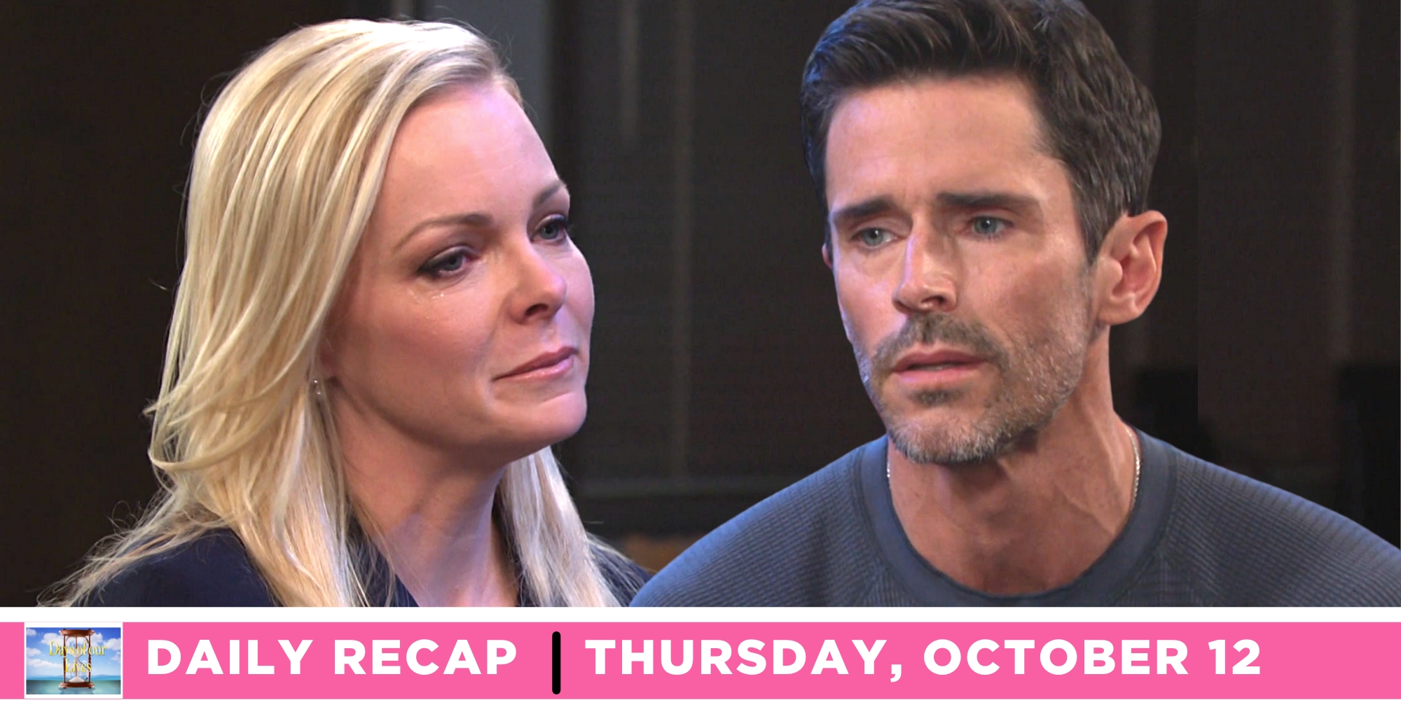 shawn brady told belle black he needs a break on days of our lives recap for thursday, october 11, 2023.