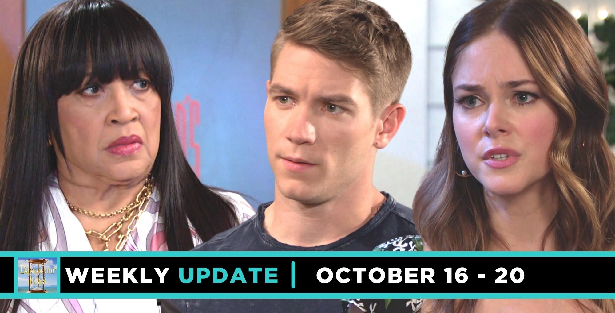 days of our lives weekly update spoilers