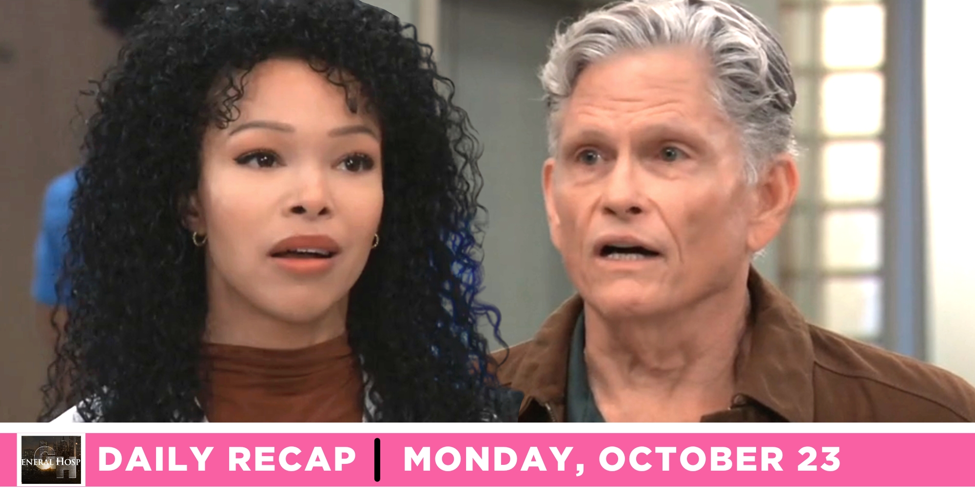 general hospital recap for october 23, 2023, episode #15326, has portia and cyrus clashing.