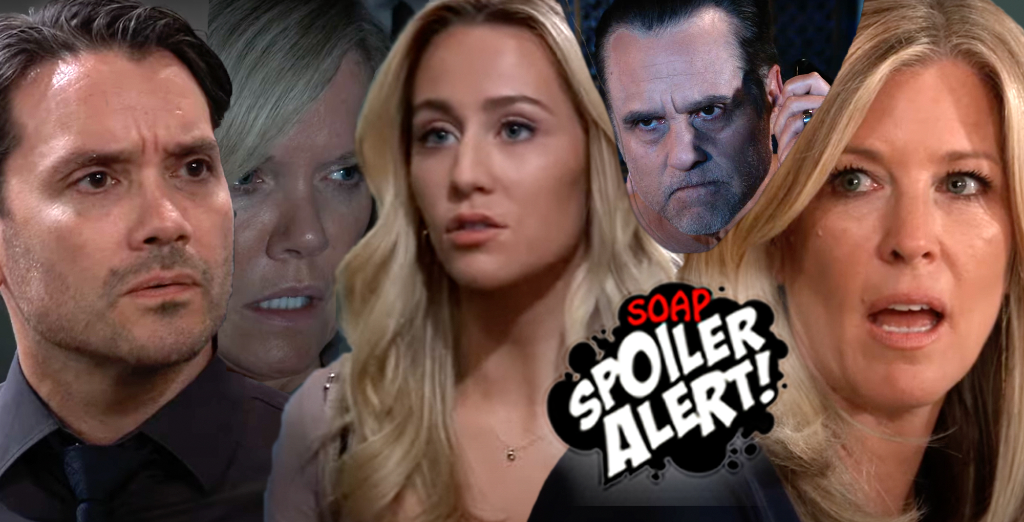 gh spoilers video collage of dante, ava, joss, carly, sonny.