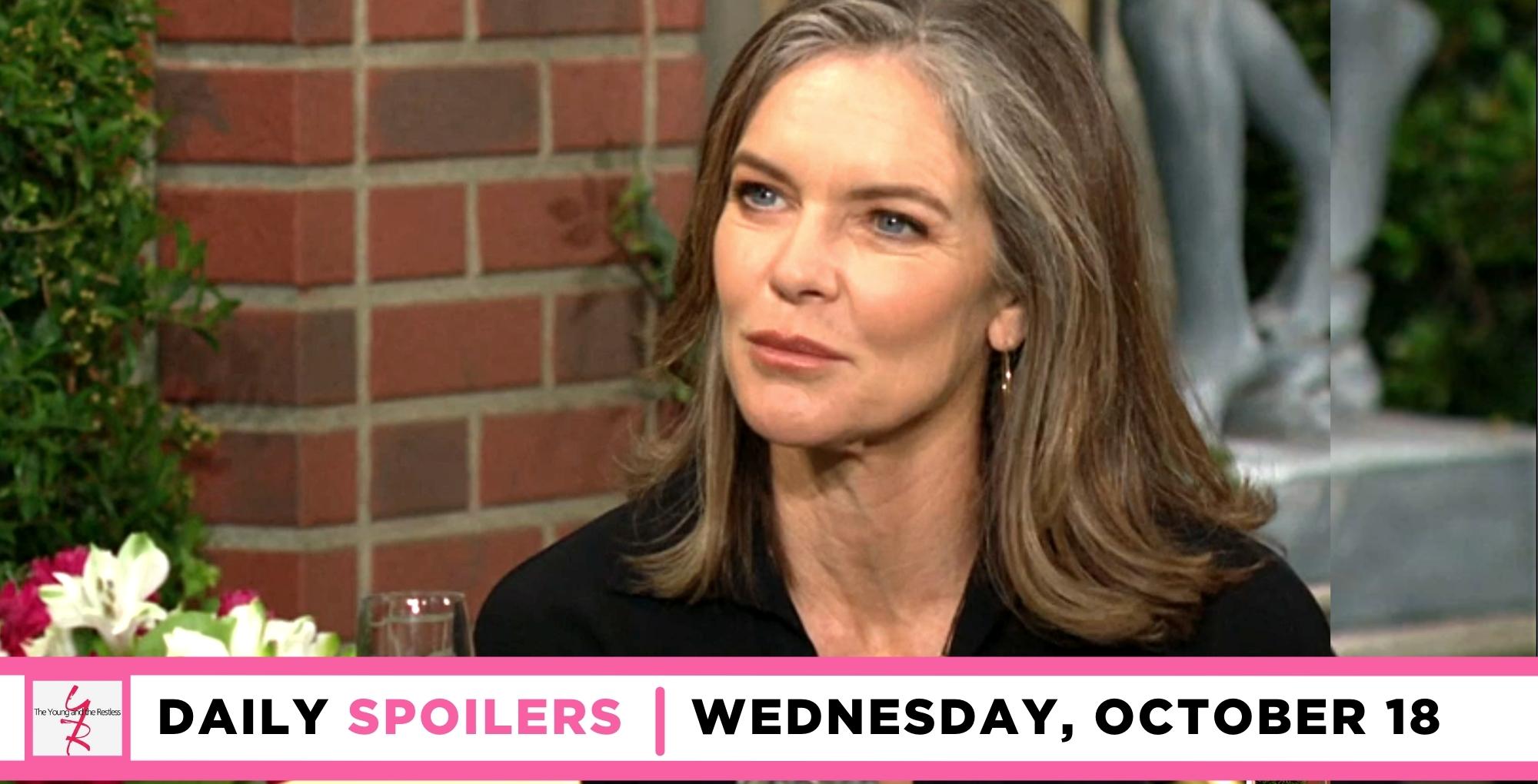 the young and the restless spoilers for october 18, 2023, has diane causing trouble.