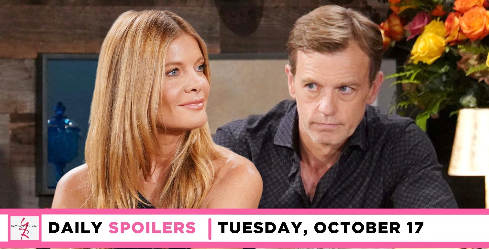 the young and the restless spoilers for october 17, 2023, have phyllis and tucker talking.