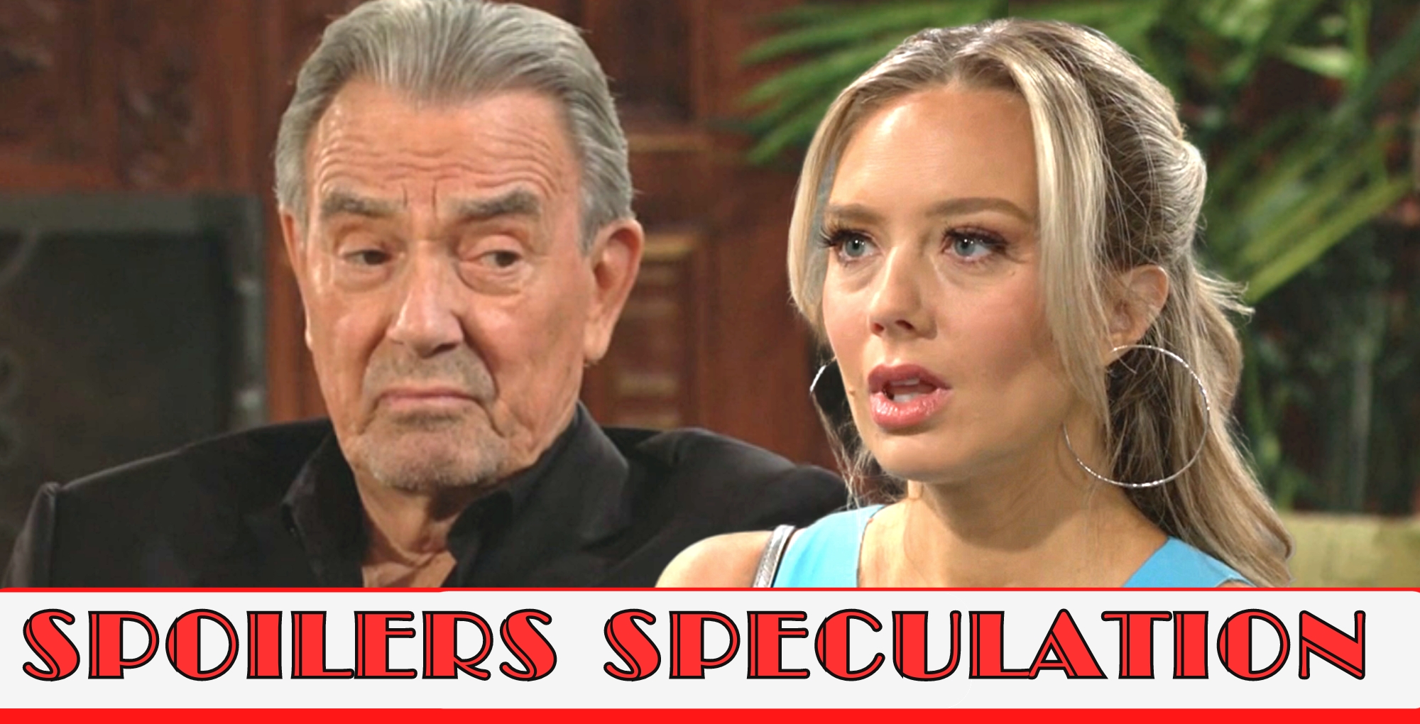 y&r spoilers speculation banner over victor and abby.