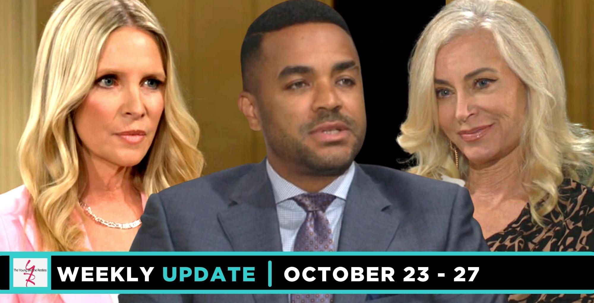 the young and the restless weekly update spoilers