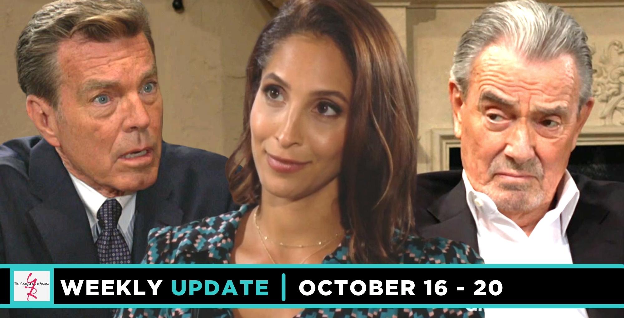 the young and the restless weekly update spoilers