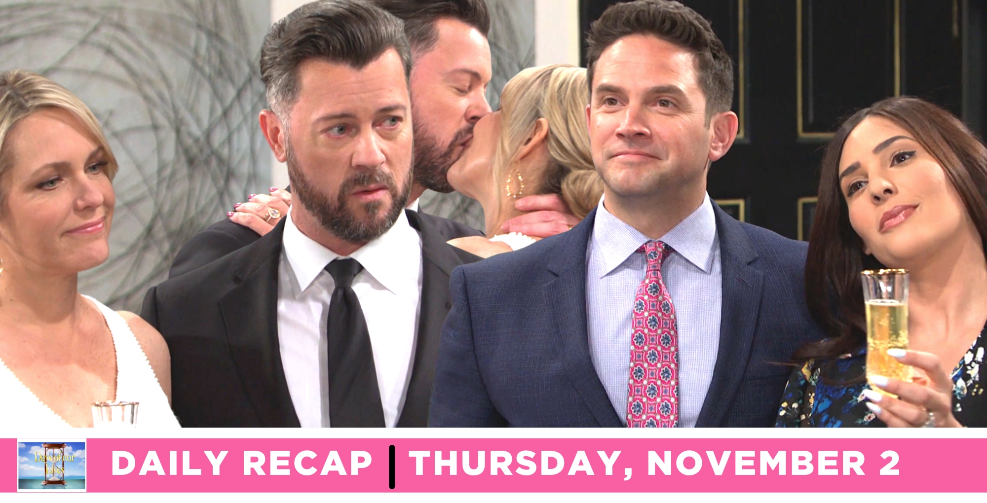 ej dimera married nicole walker and was fired by stefan and dimera on the days of our lives recap for thursday, november 2, 2023.