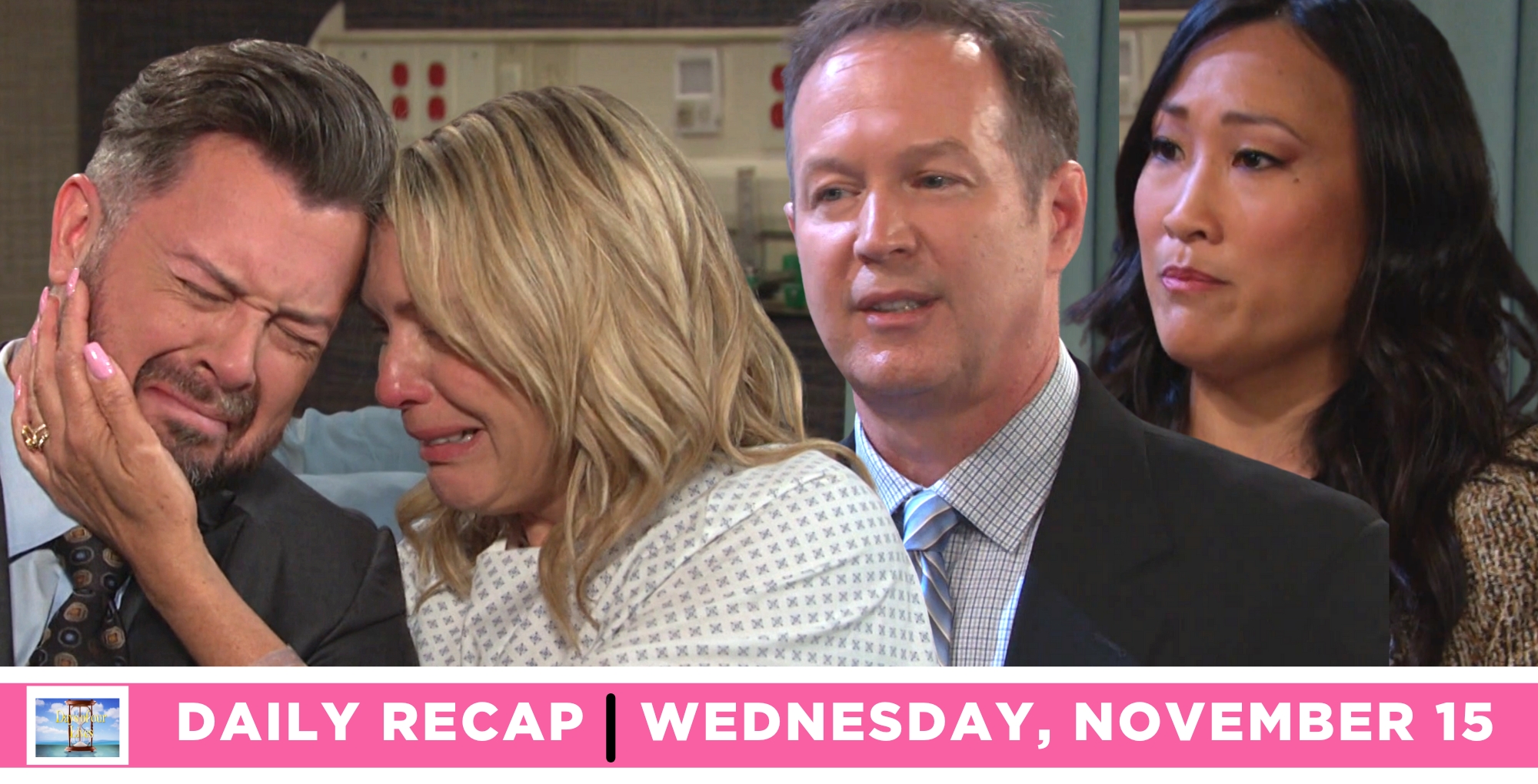 melinda trask pulled the ultimate con against nicole walker dimera and ej dimera on the days of our lives recap for wednesday, november 15, 2023.
