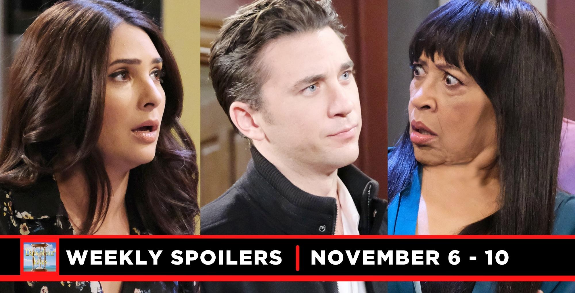 days of our lives spoilers for november 6-10, 2023, has gabi, chad, and paulina.