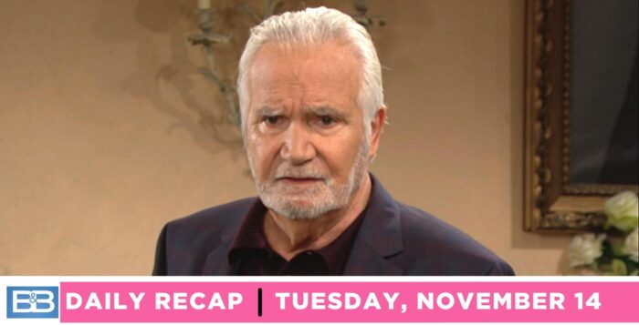 The Bold And The Beautiful Recap: Eric Resolves To Design Until He Dies