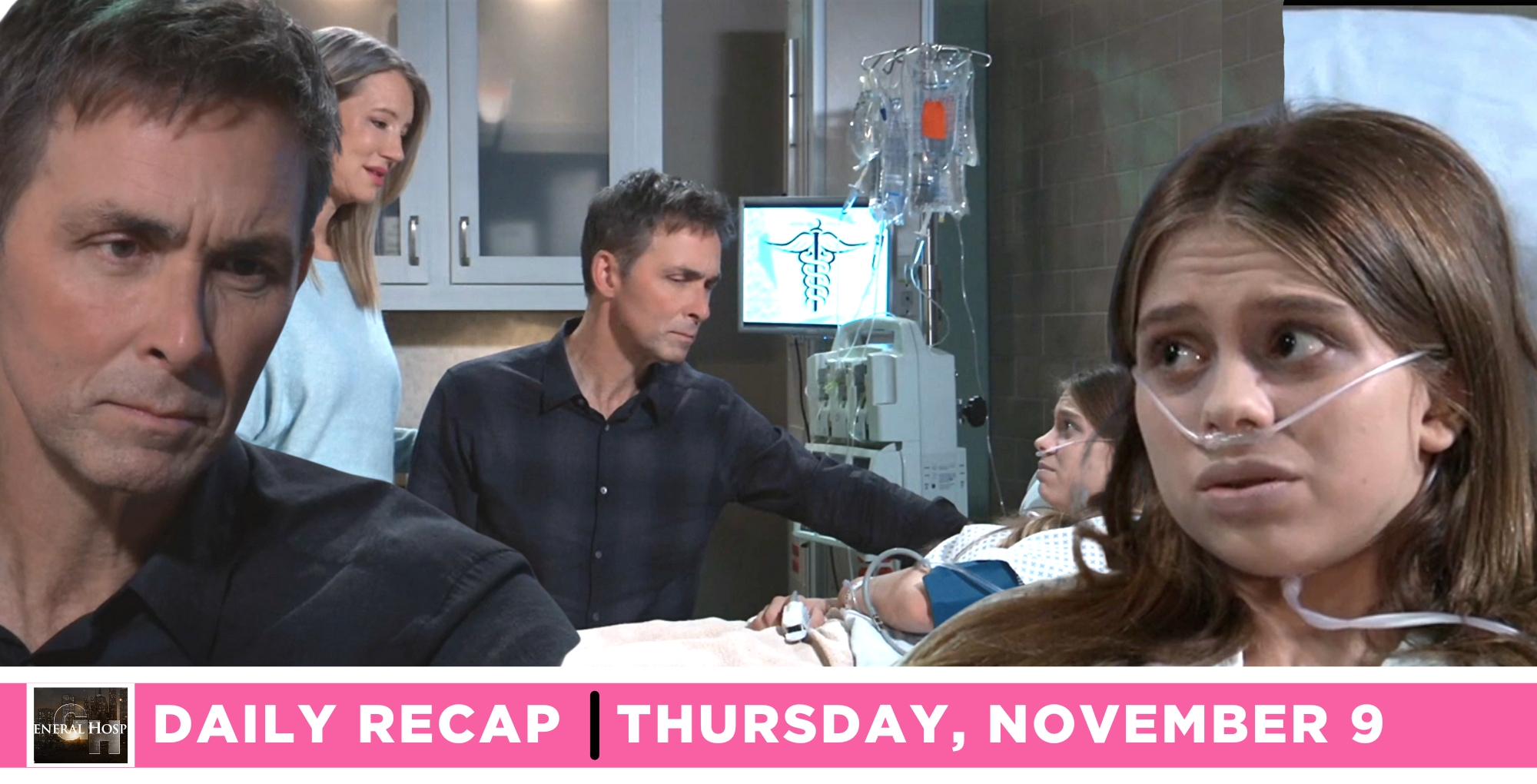 charlotte cassadine lied to Valentin and Nina on the general hospital recap for thursday, november 9, 2023.
