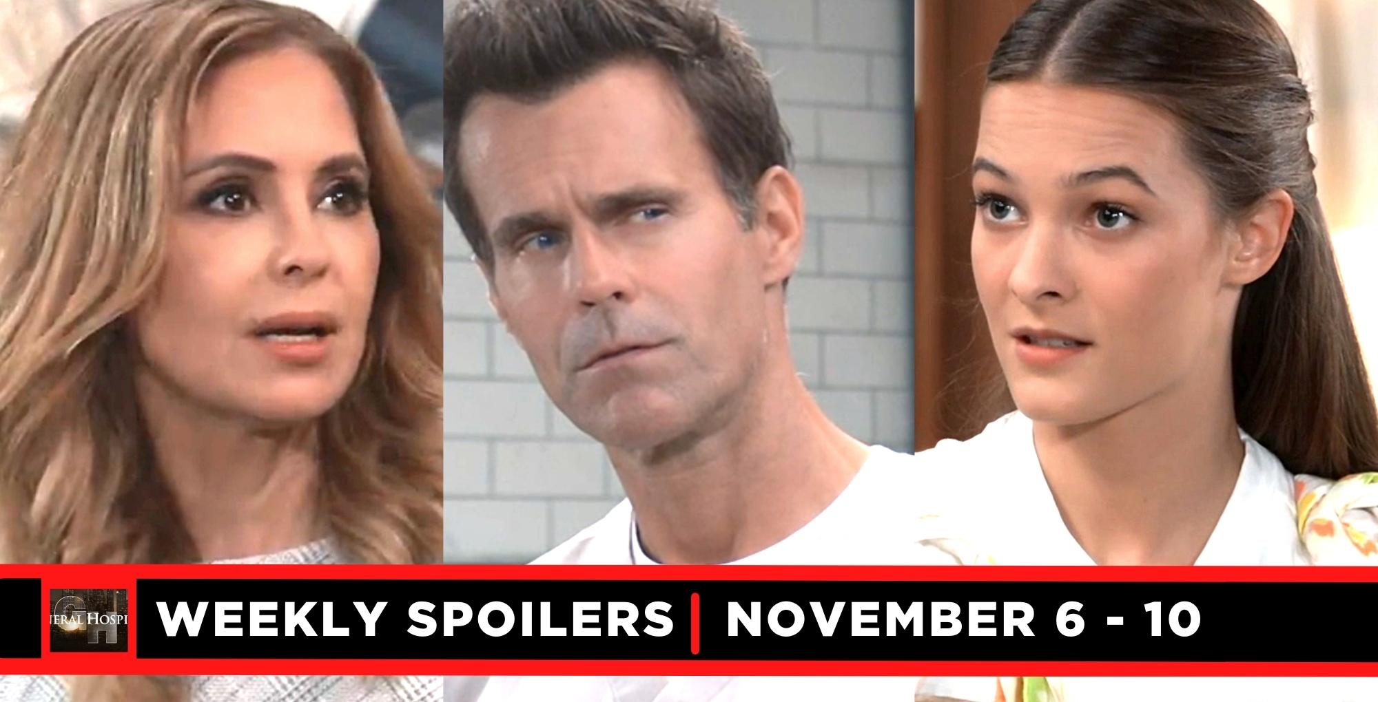 general hospital spoilers for november 6-10, 2023, has olivia, drew, and esme.