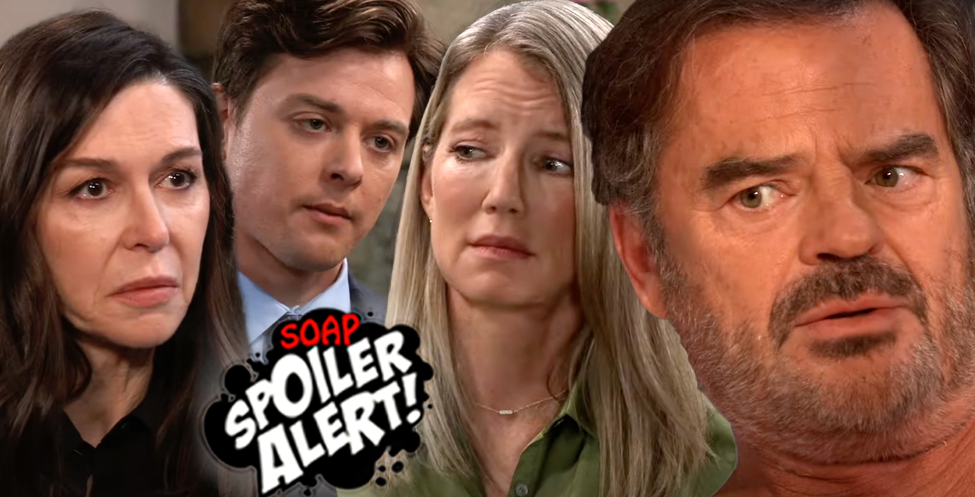 gh spoilers video promo collage of anna, michael, nina, and ned.