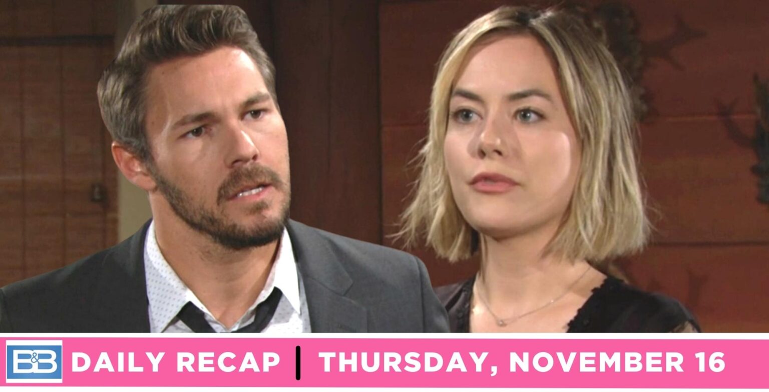 The Bold And The Beautiful Recap: Hope Drags Liam For The Filth He Is