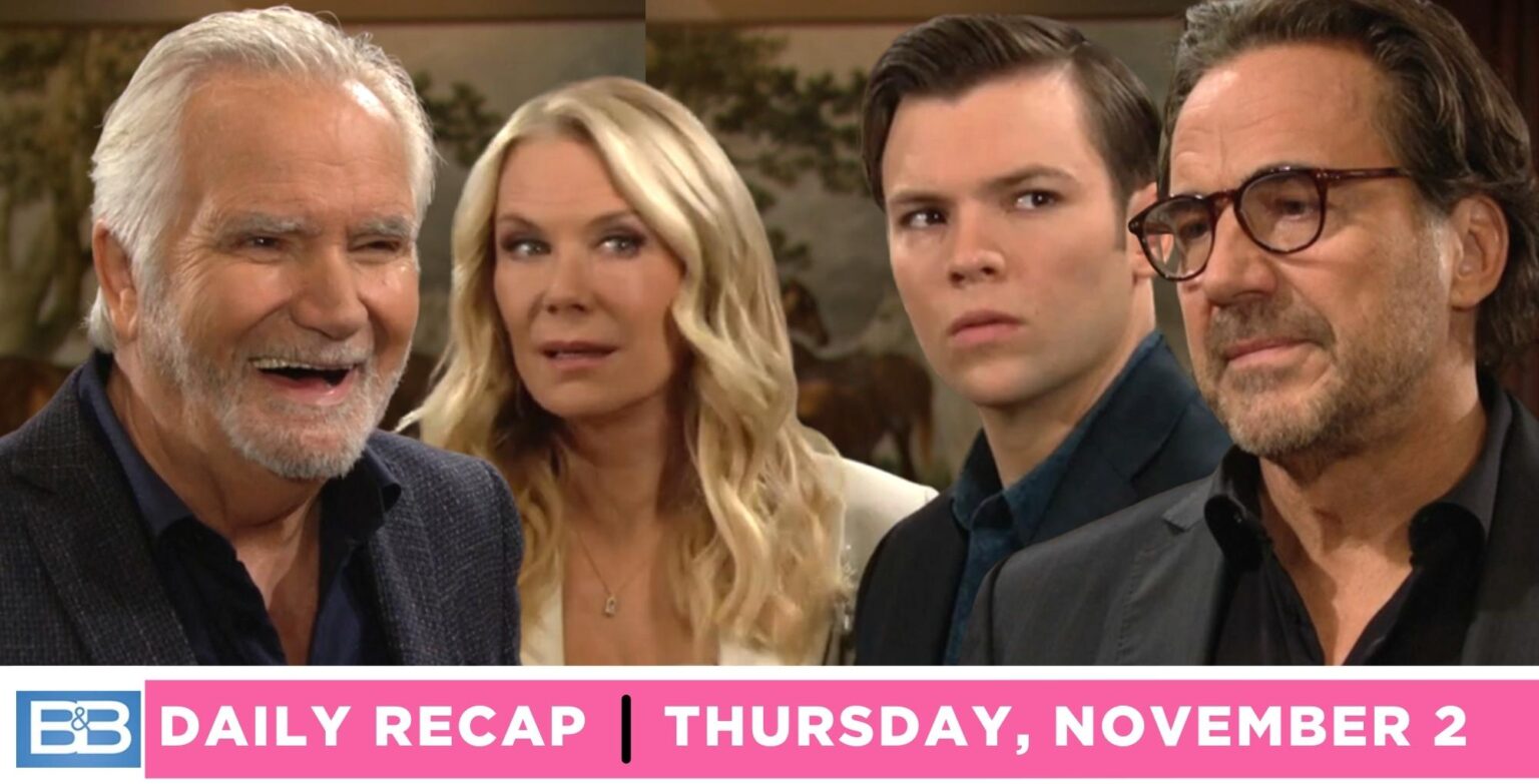 The Bold And The Beautiful Recap: Eric Eats Up Ridge’s Lie That His Dad Won