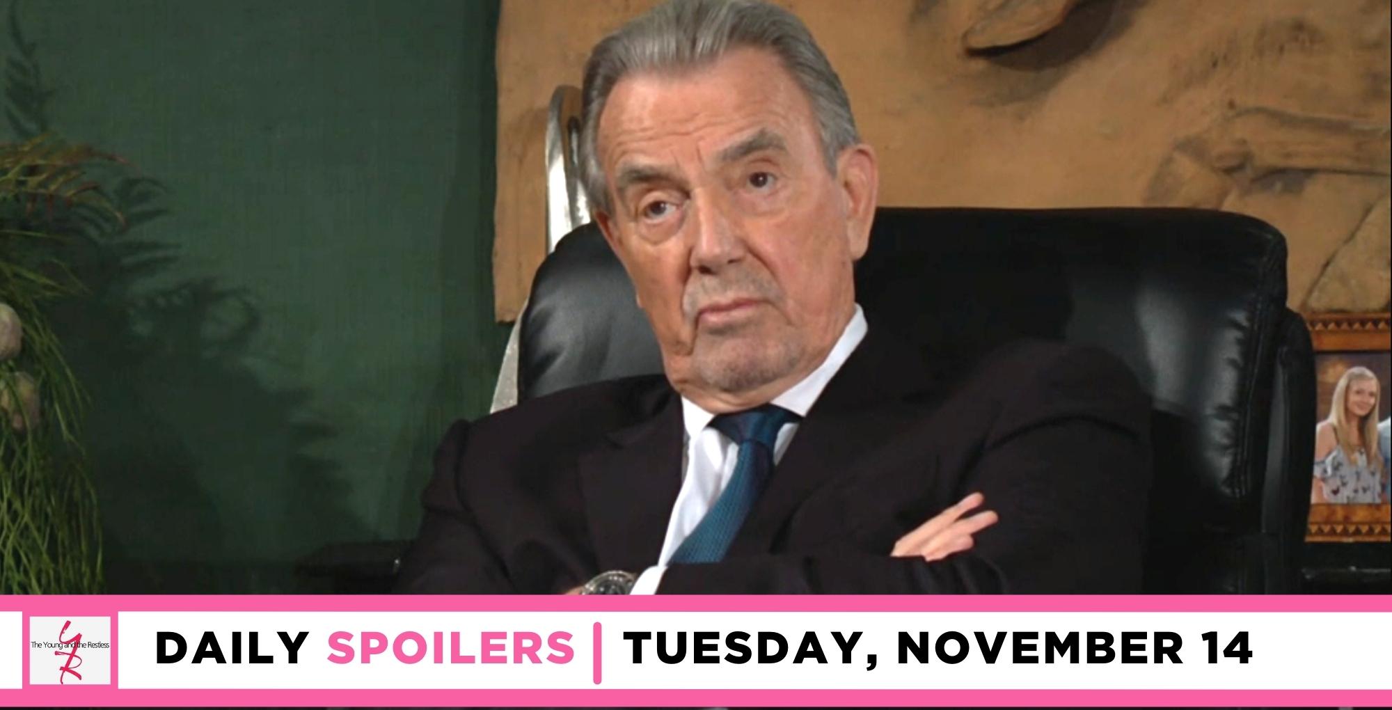 the young and the restless spoilers for november 14, 2023, episode 12746