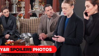 Y&R Spoilers Photos: Tense Moments And Unhappy Calls