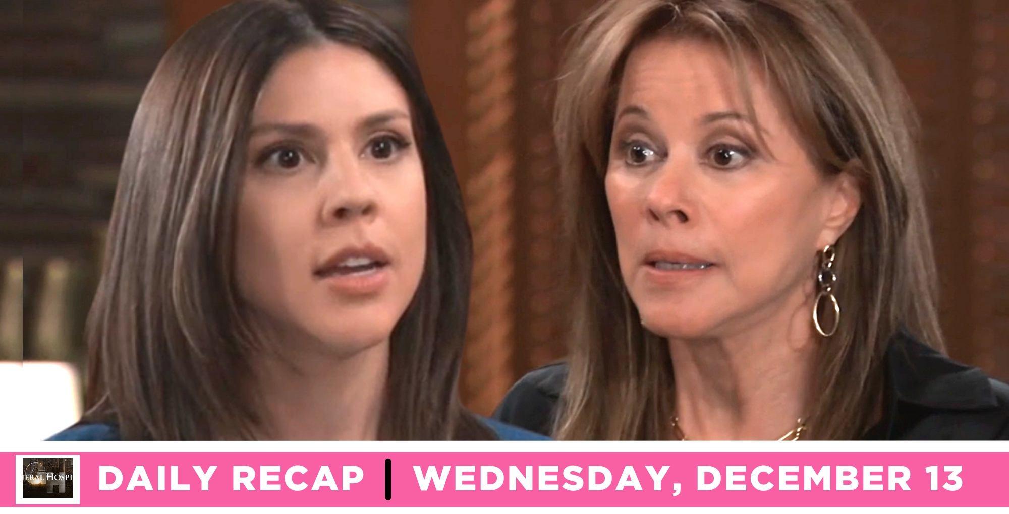 alexis davis and kristina corinthos davis butted heads on general hospital recap for wednesday, december 13, 2023.