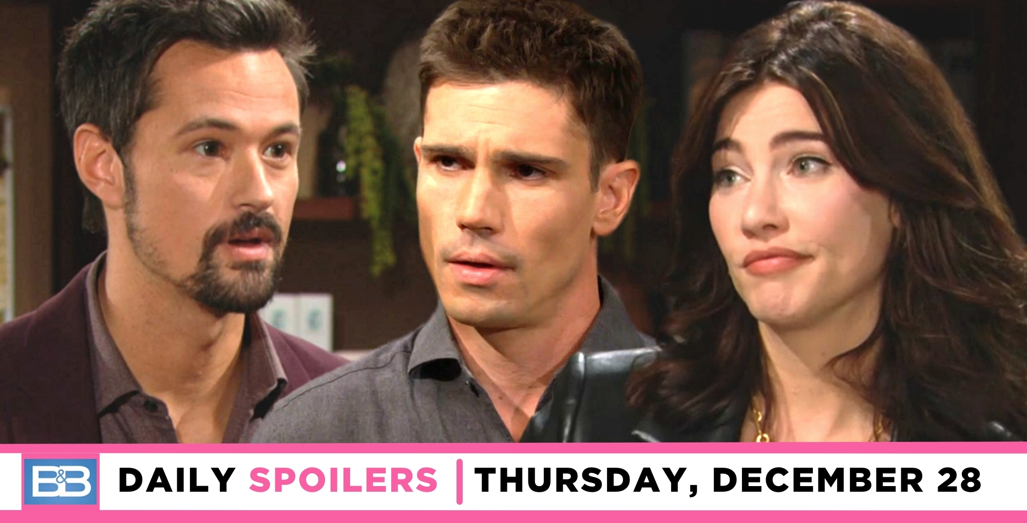 the bold and the beautiful spoilers for december 28, 2023, episode 9177, has thomas facing finn and steffy.