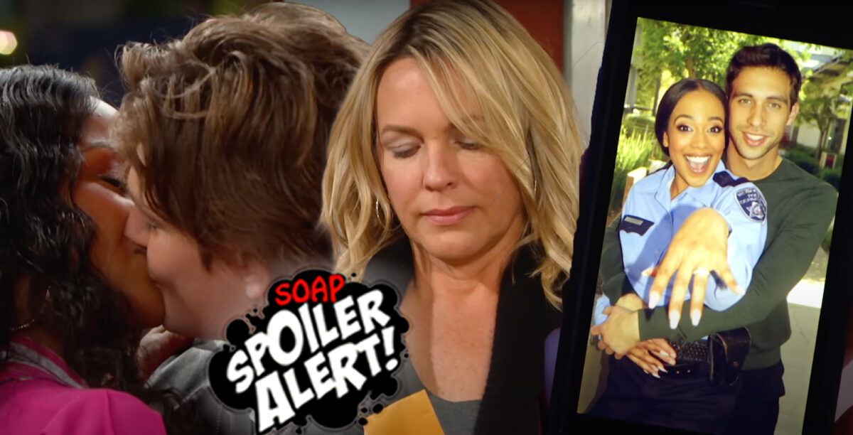 days spoilers video collage of chanel, johnny, nicole, jada, and everett.