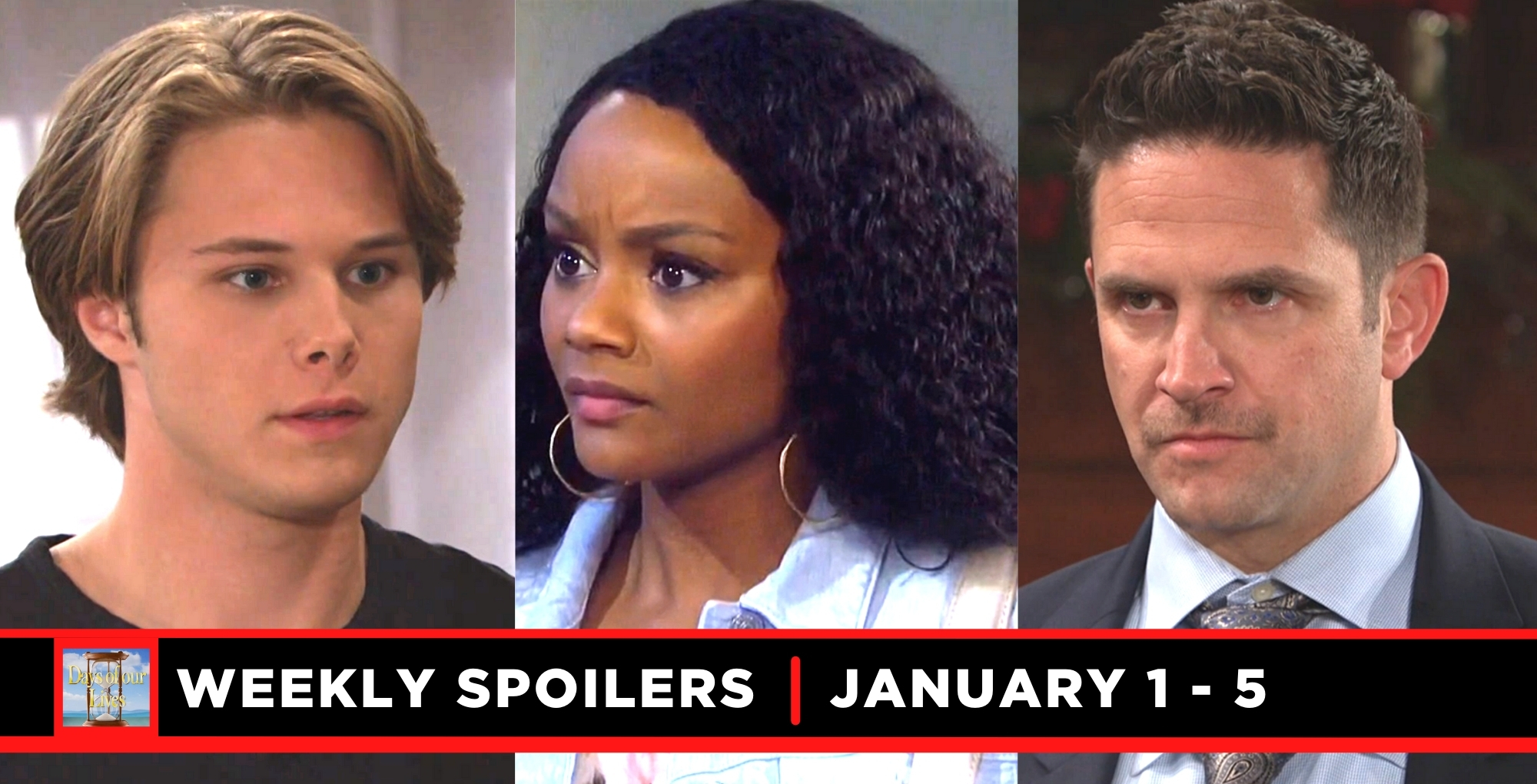 Weekly Days of our Lives Spoilers Horror, Blame, and Suspicion