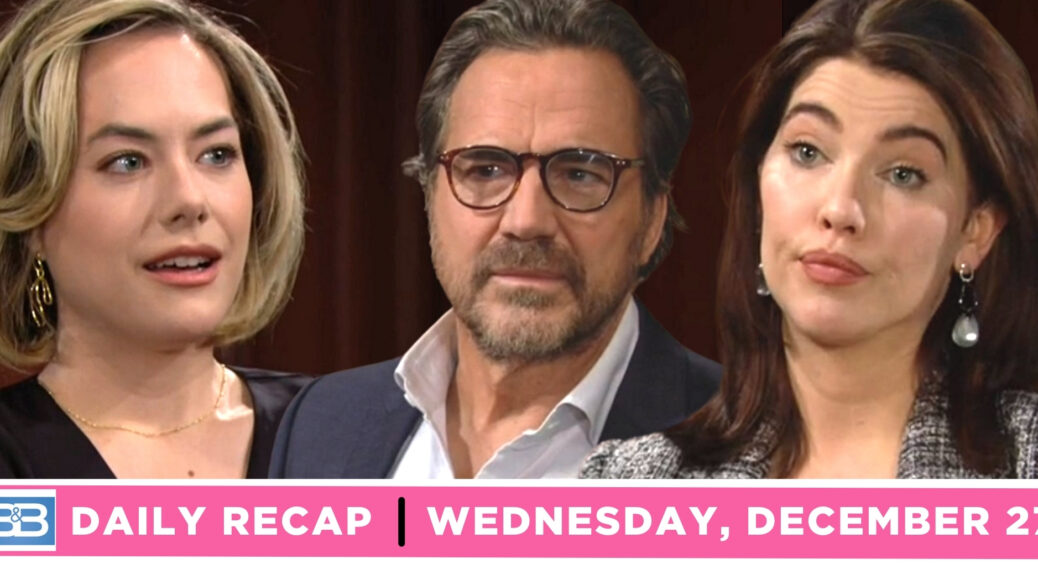 Ridge and Steffy Pressure Hope to Define Her Thomas Feelings