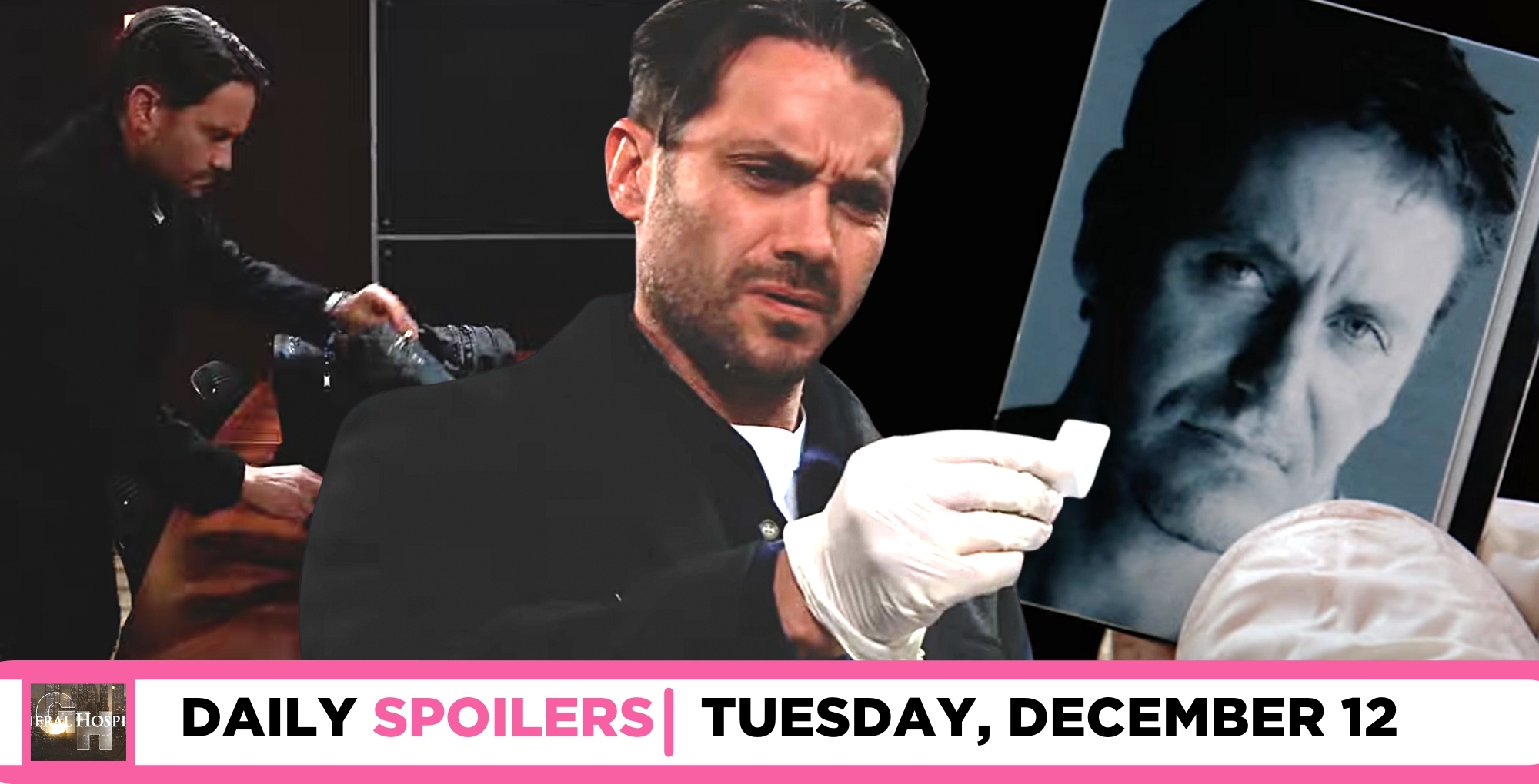 general hospital spoilers for december 12, 2023, episode 15361, dante opening a safety deposit box.