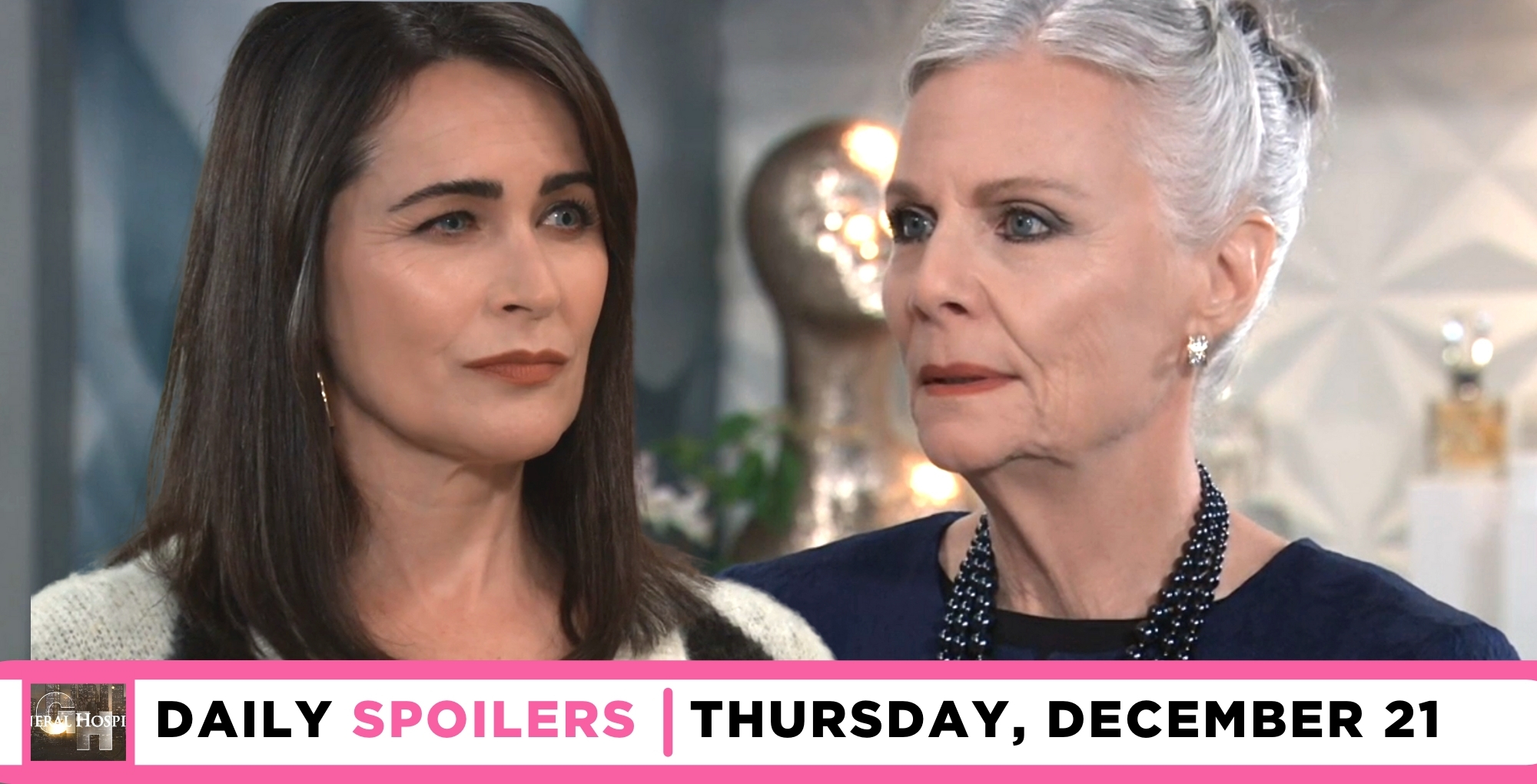 general hospital spoilers for december 21, 2023, episode 15368, lois and tracy face off.