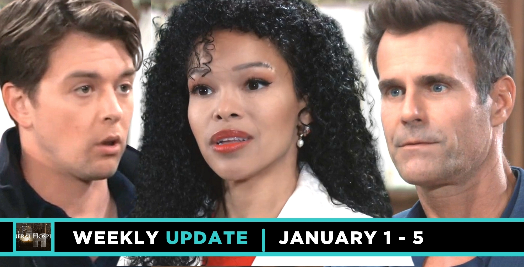 gh spoilers weekly update for january 1-5, 2024, has michael, portia, and drew.