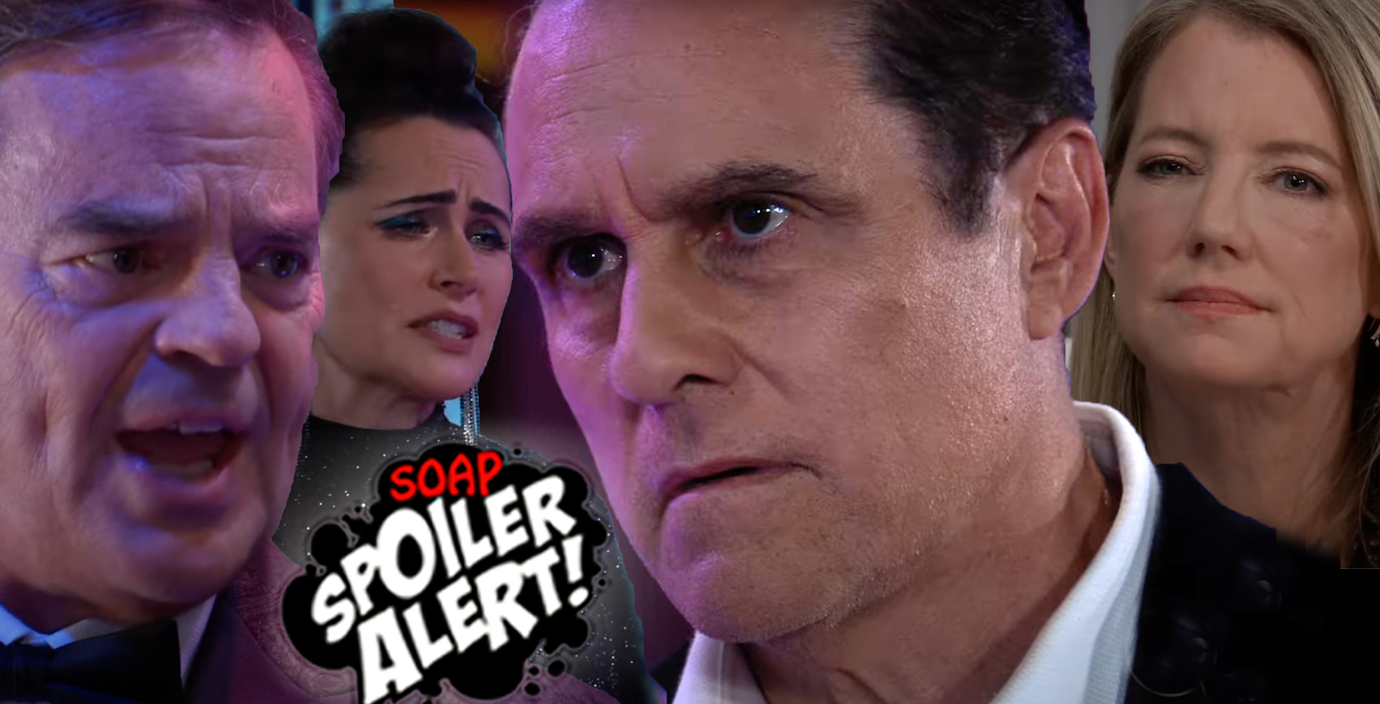 gh spoilers video collage of ned, lois, sonny, and nina in the background.
