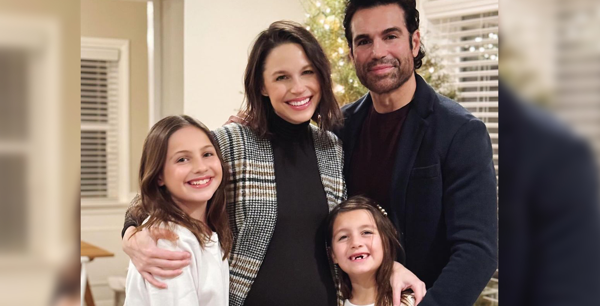 jordi vilasuso, wife kaitlin, and their two daughters.