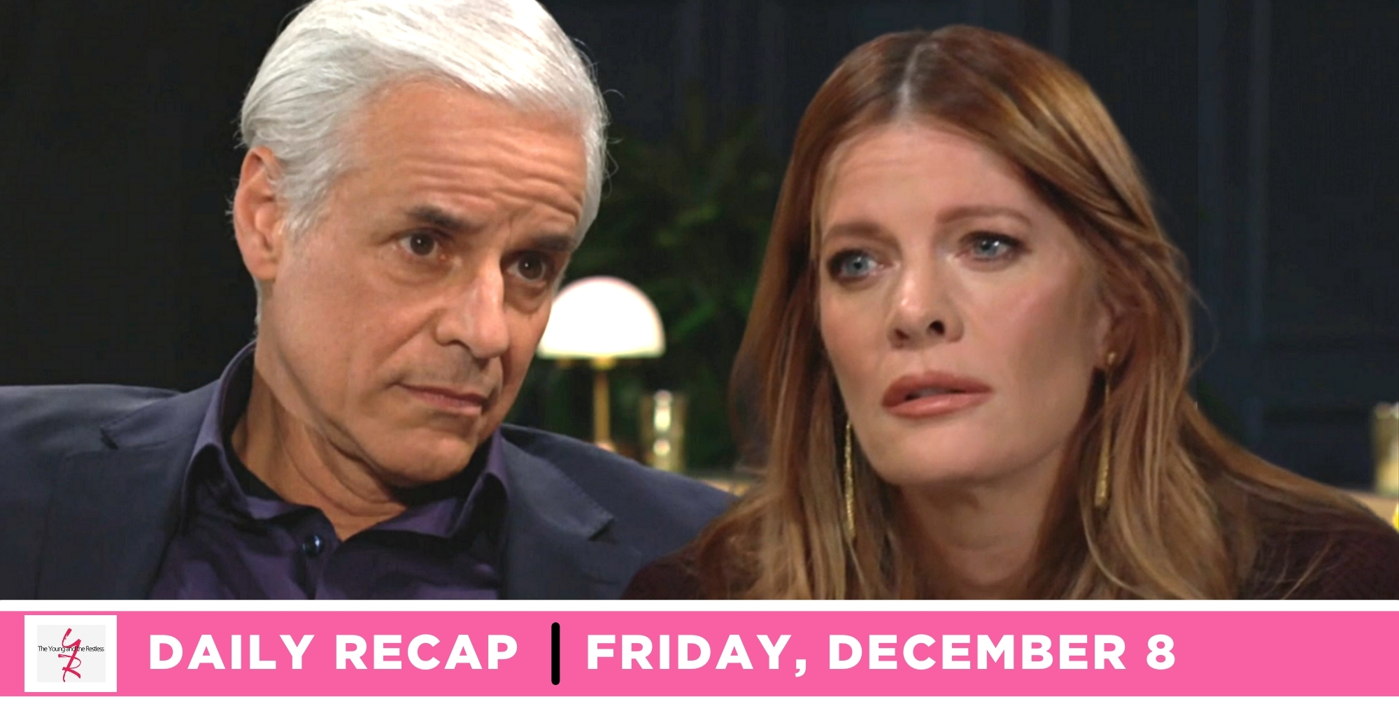 the young and the restless recap for december 8, episode 12762, have michael and phyllis have a deep talk.