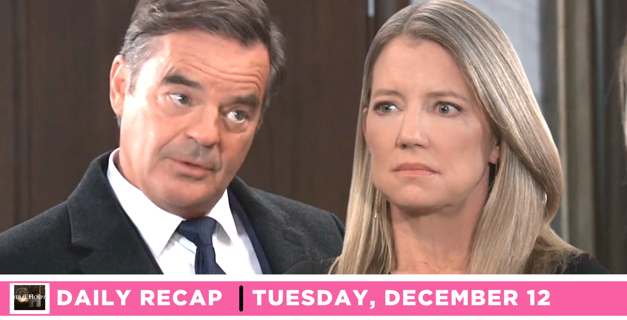 ned quartermaine blackmailed nina reeves corinthos on general hospital recap for tuesday, december 12, 2023.