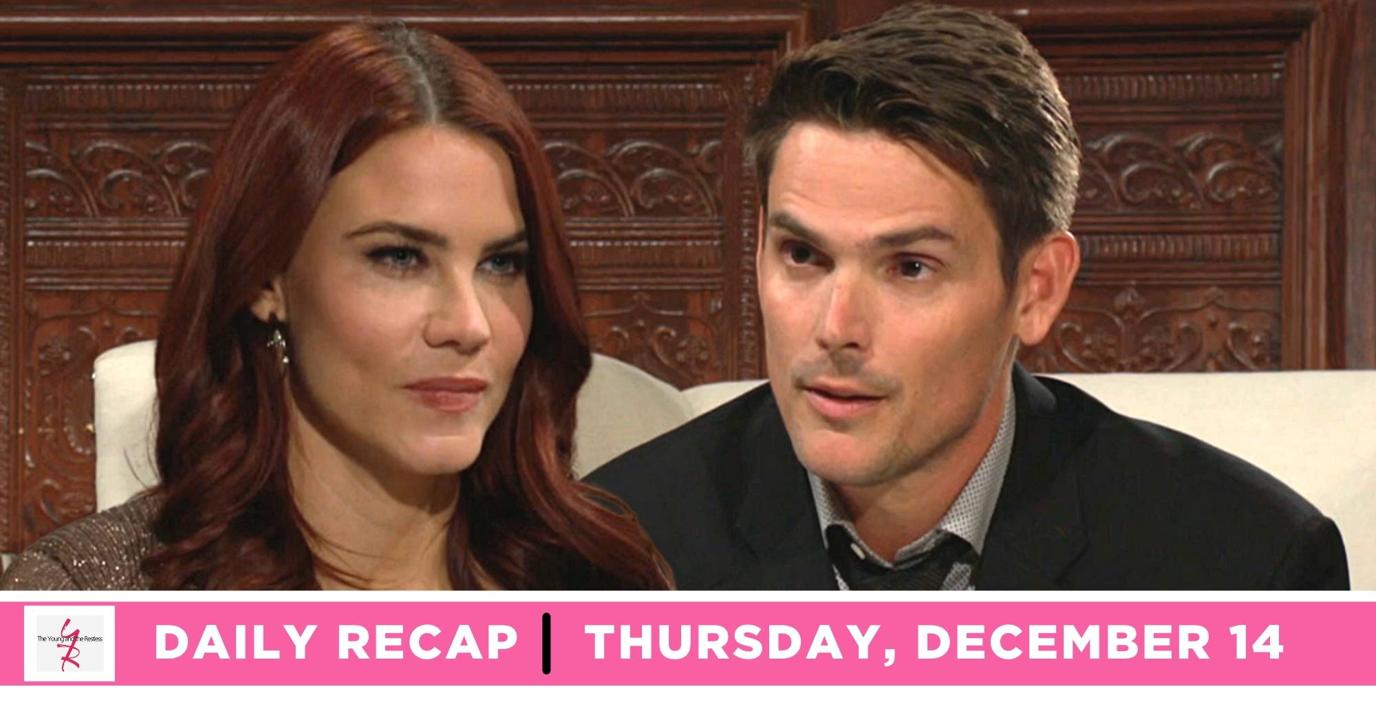 the young and the restless recap for december 14, 2023, episode 12766, has sally and adam gazing at each other.