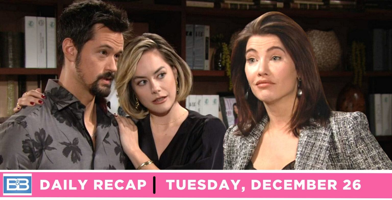 The Bold And The Beautiful Recap: Steffy Demands To Know If Hope Loves ...