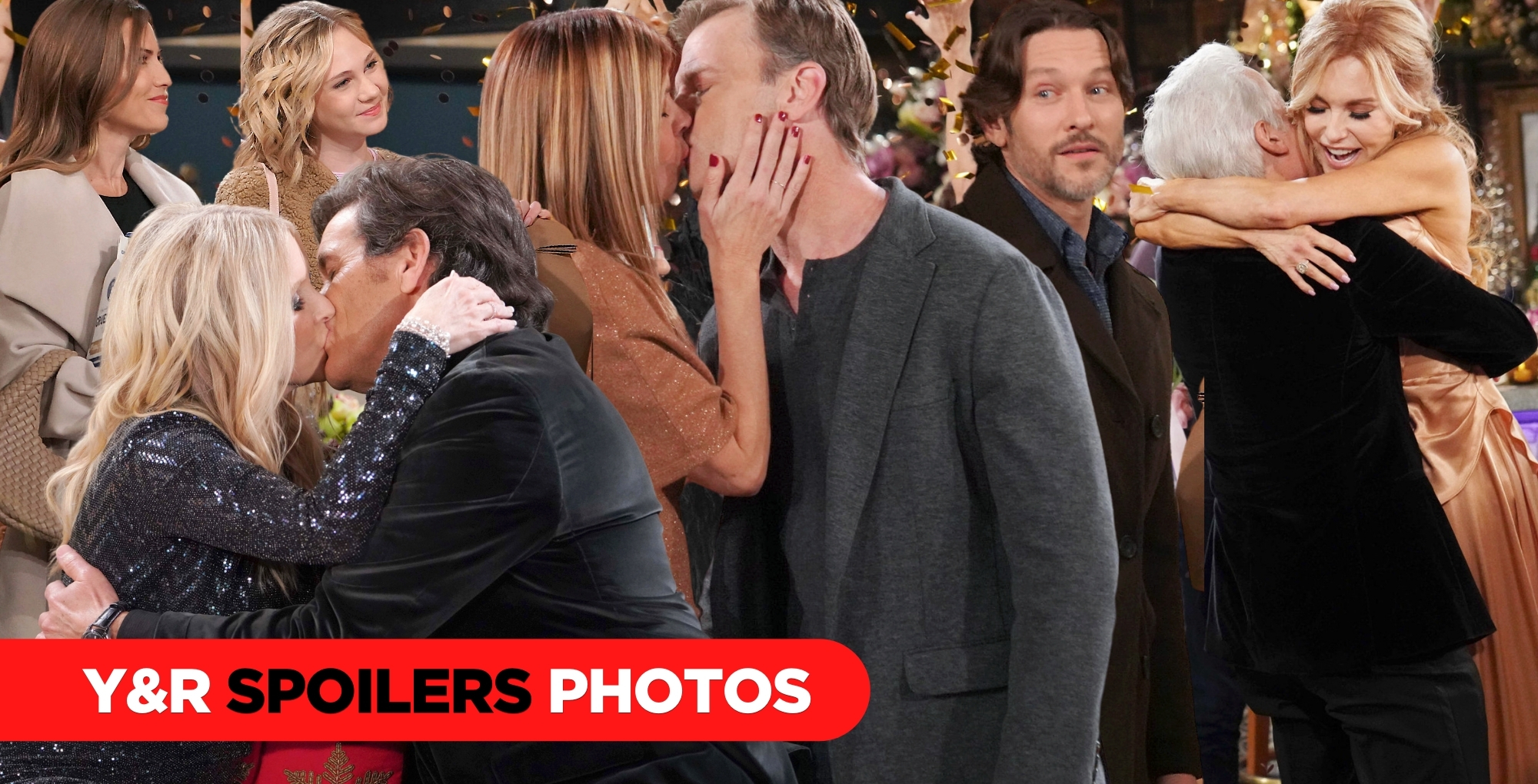 y&r spoilers photos for december 28, 2023, episode 12775, a collage.