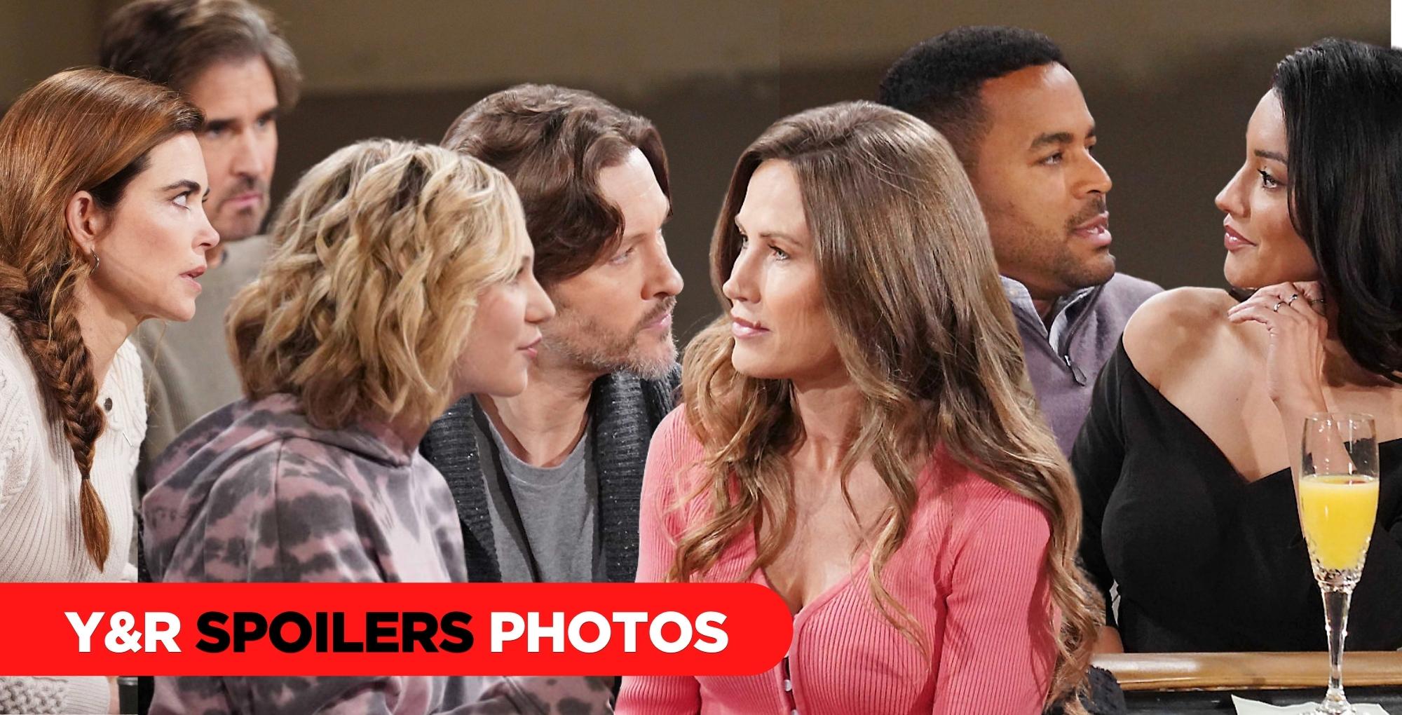 y&r spoilers photos collage.