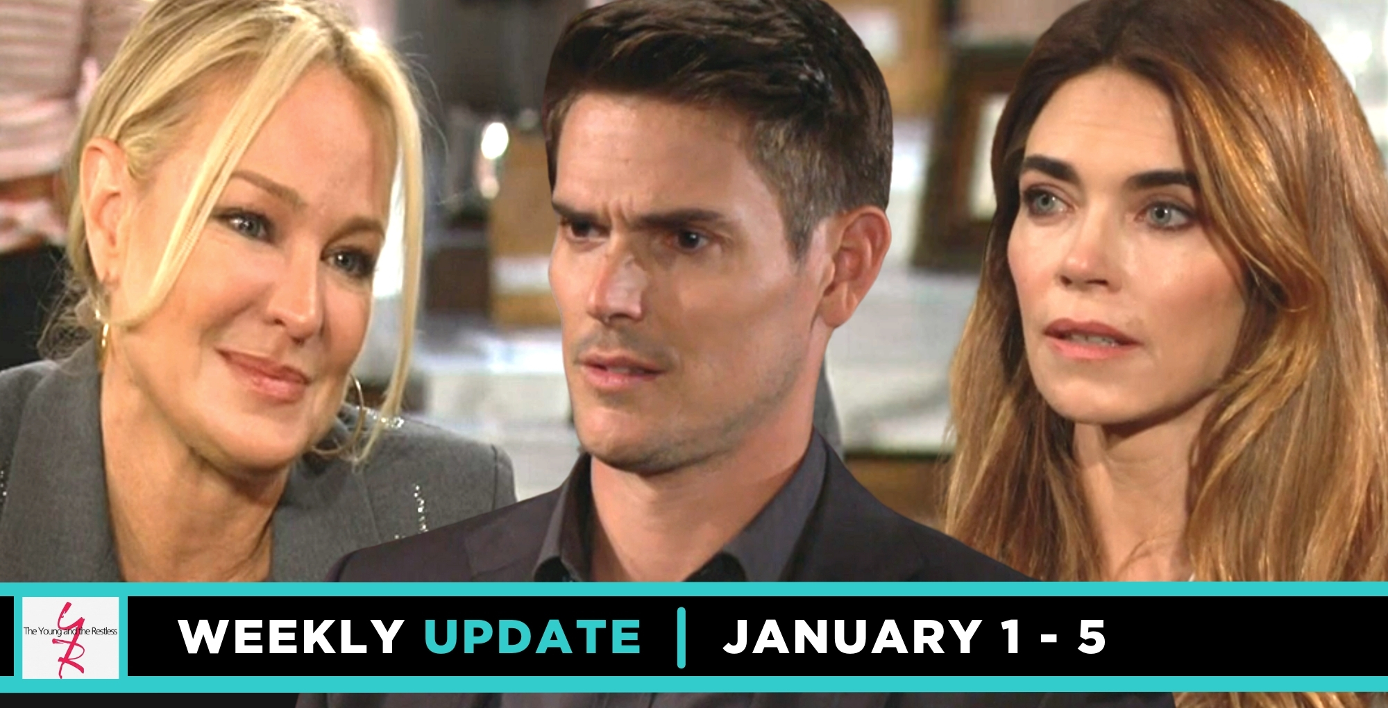 y&r spoilers weekly update for january 1-5, 2024, sharon, adam, victoria.