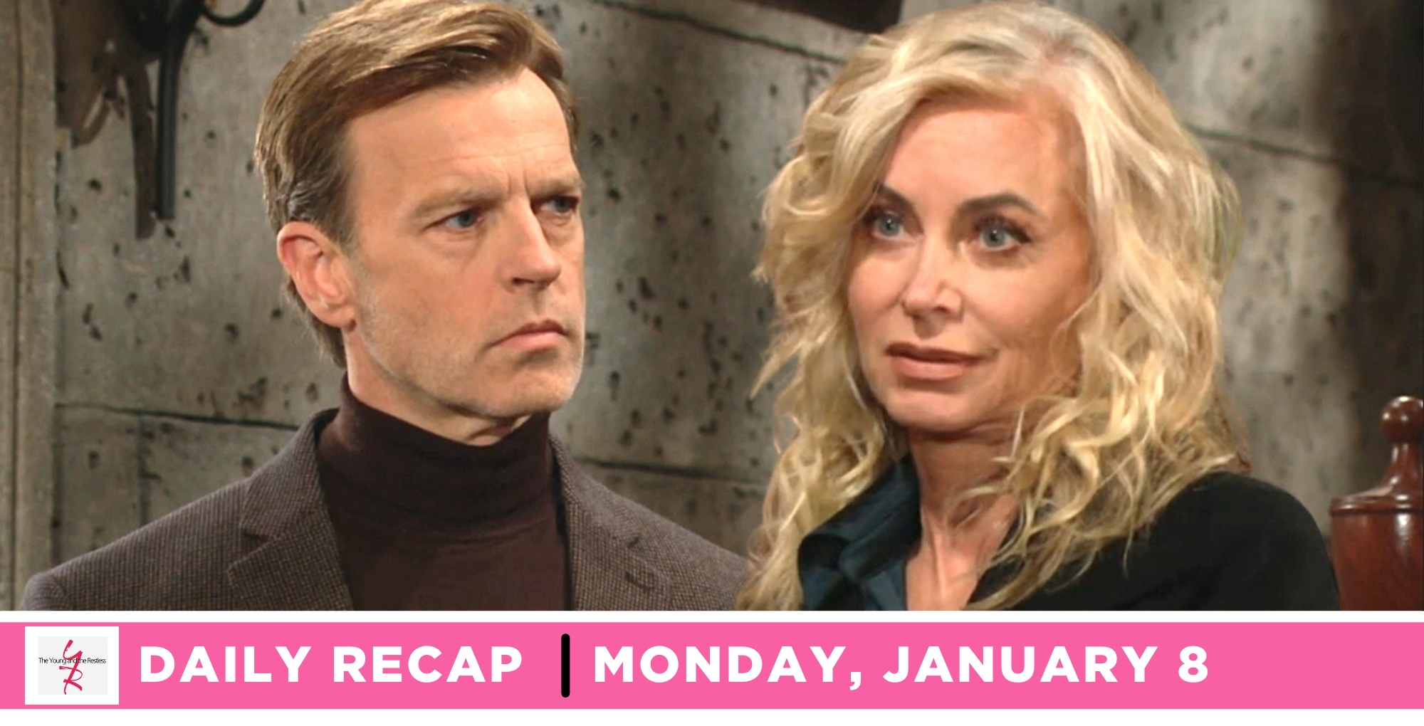 the young and the restless recap for january 8, 2024, episode 12780, has tucker facing ashley.