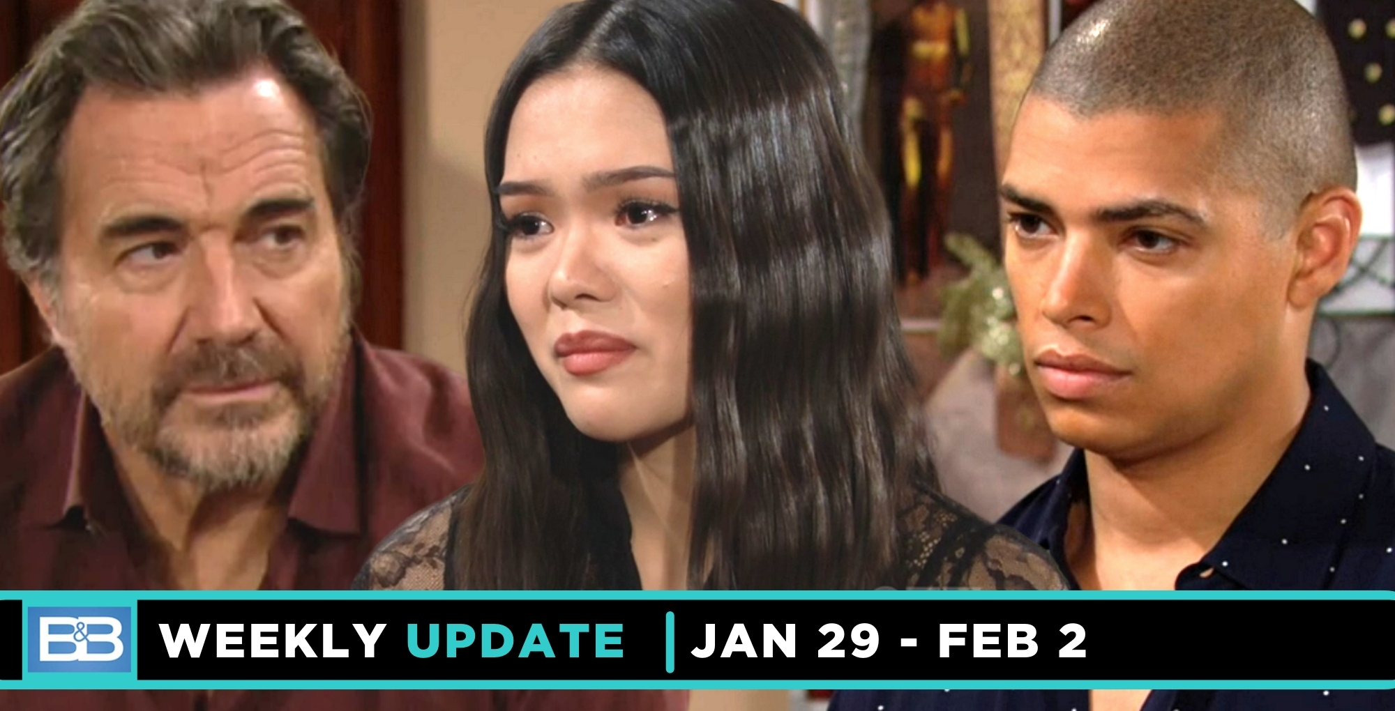 b&b spoilers weekly update with ridge, luna, and zende.