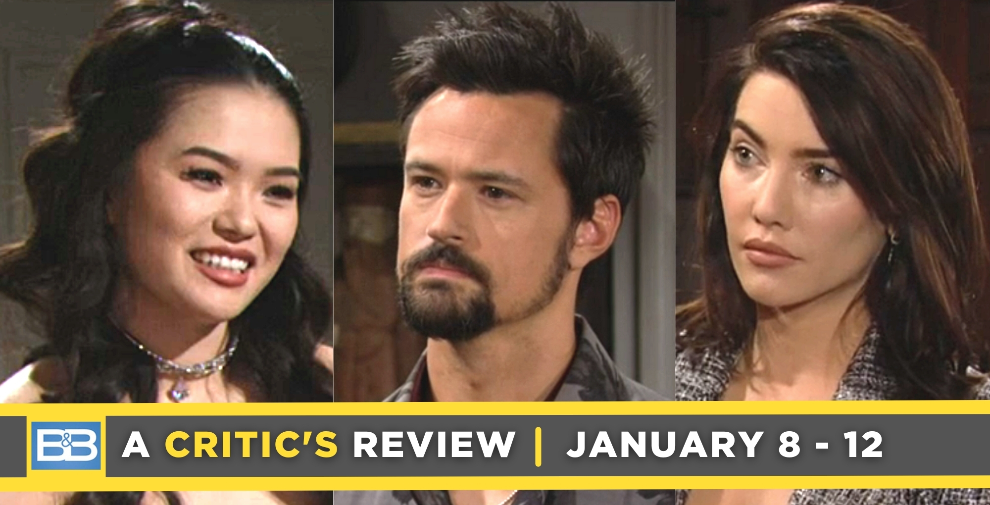 the bold and the beautiful critic's review for january 8 – january 12, 2024, luna, thomas, steffy