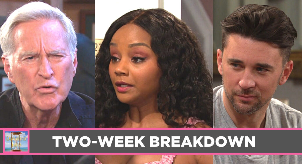 DAYS Spoilers Two-Week Breakdown: Stir Crazy, Wedding Planning, And Trouble