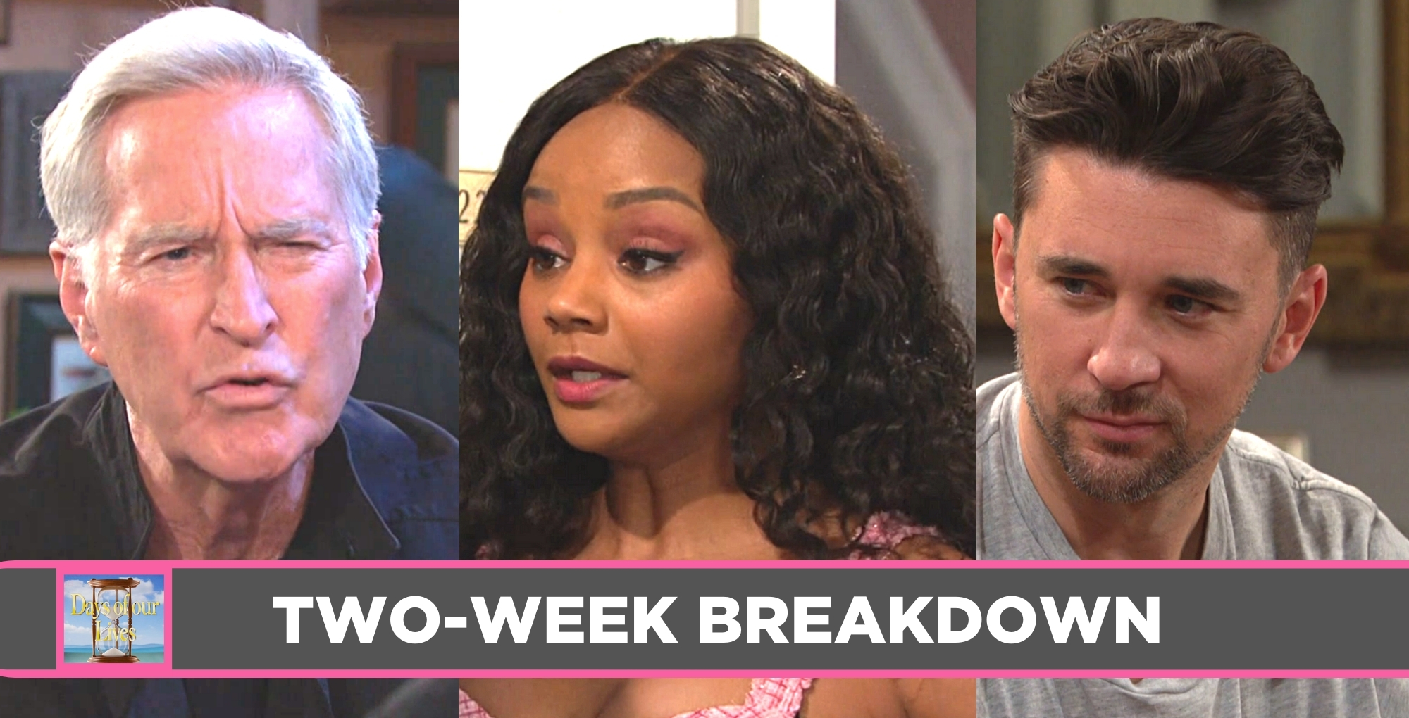 days of our lives spoilers two week breakdown, john, chanel, and chad.