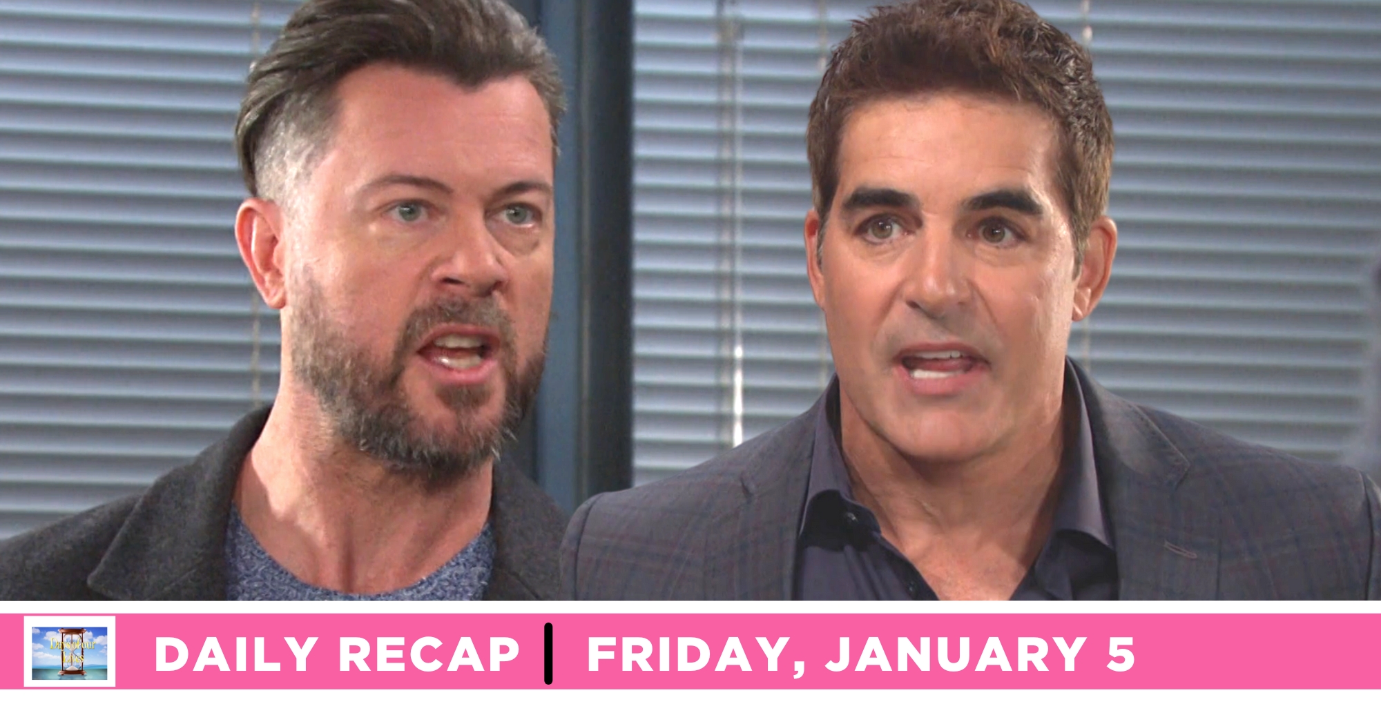 rafe hernandez tore into ej dimera on the days of our lives recap for friday, january 5, 2024.