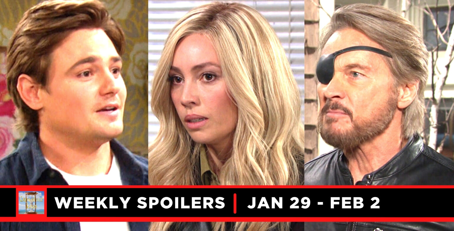 Weekly Days Of Our Lives Spoilers Interruptions And Insinuations   Days Spoilers Weekly Johnny Theresa Steve 1536x783 