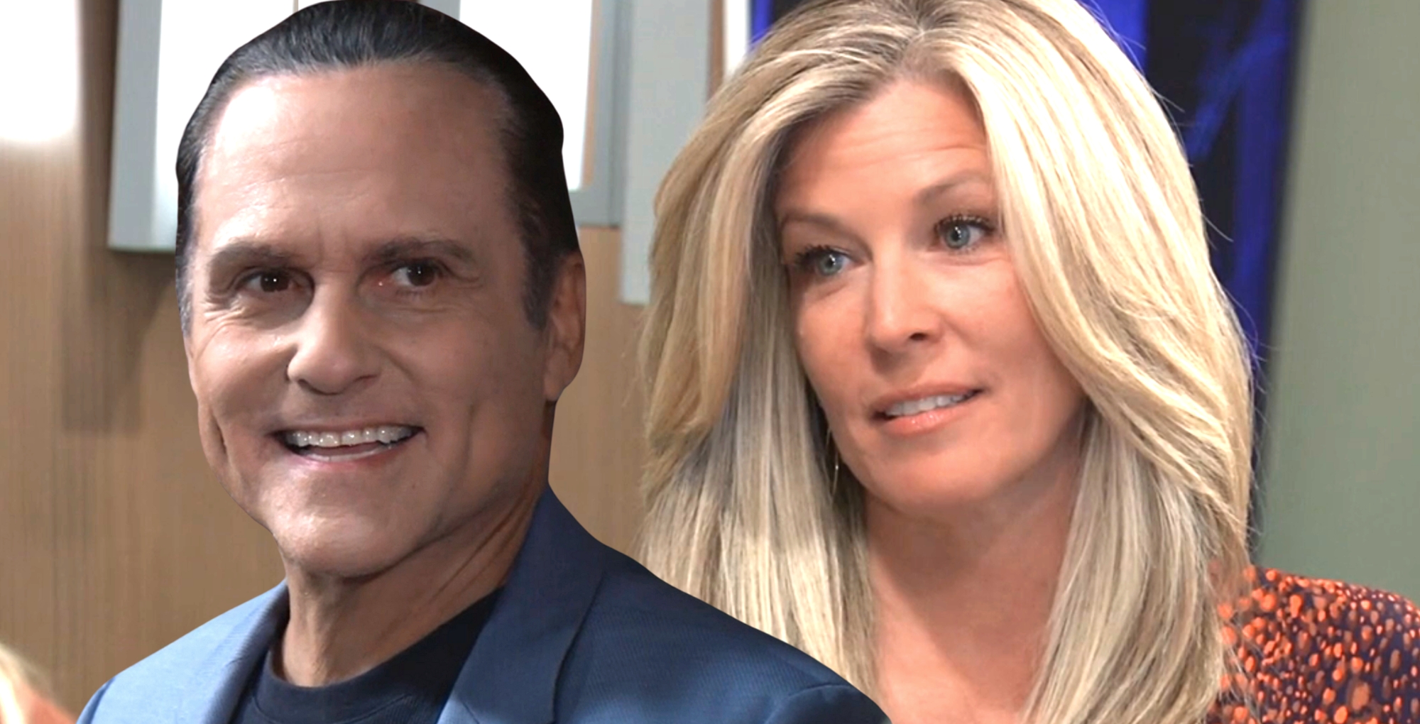 sonny corinthos and carly spencer on general hospital.