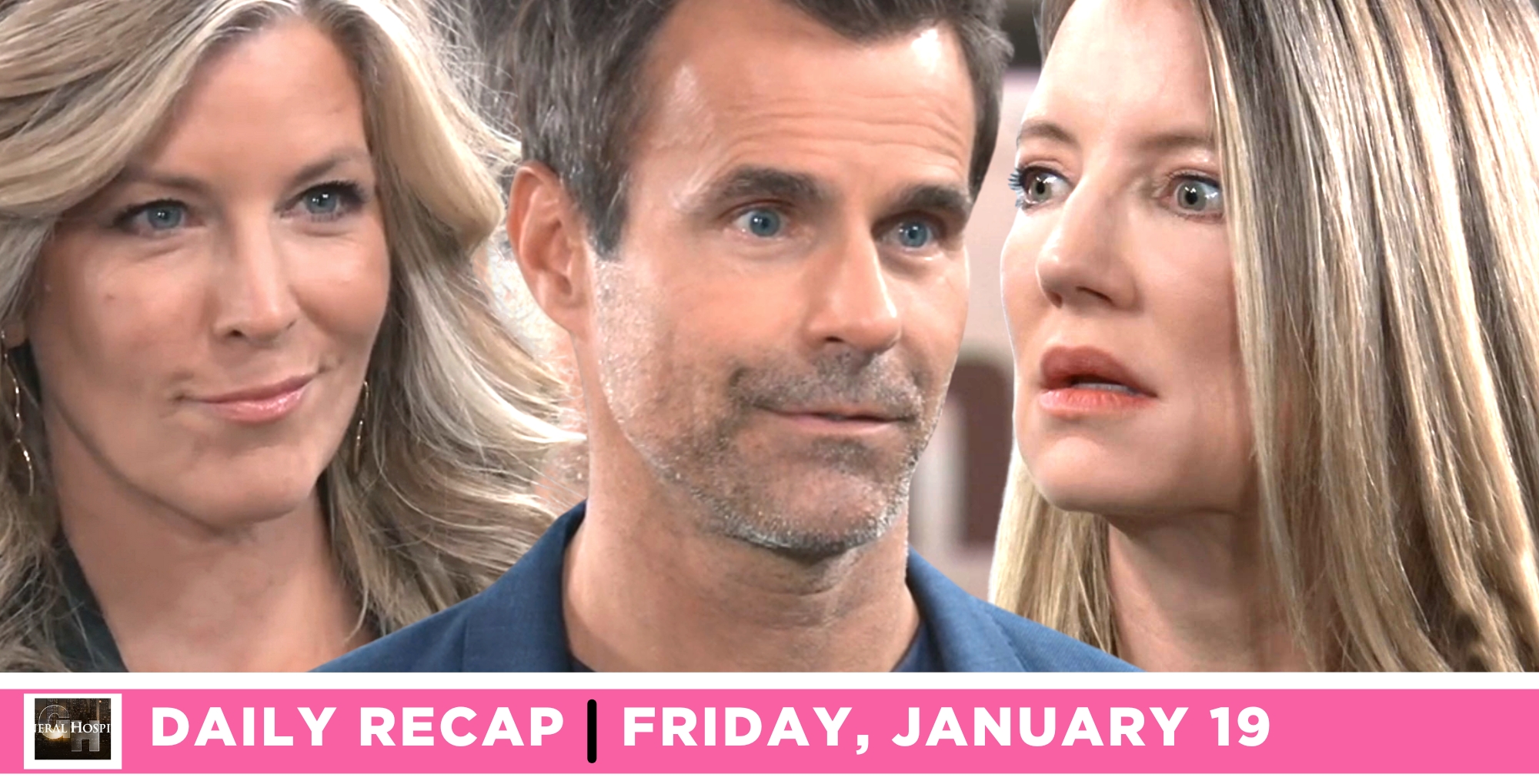 drew cain fired nina reeves corinthos and hired carly spencer on general hospital recap for friday, january 19, 2023.