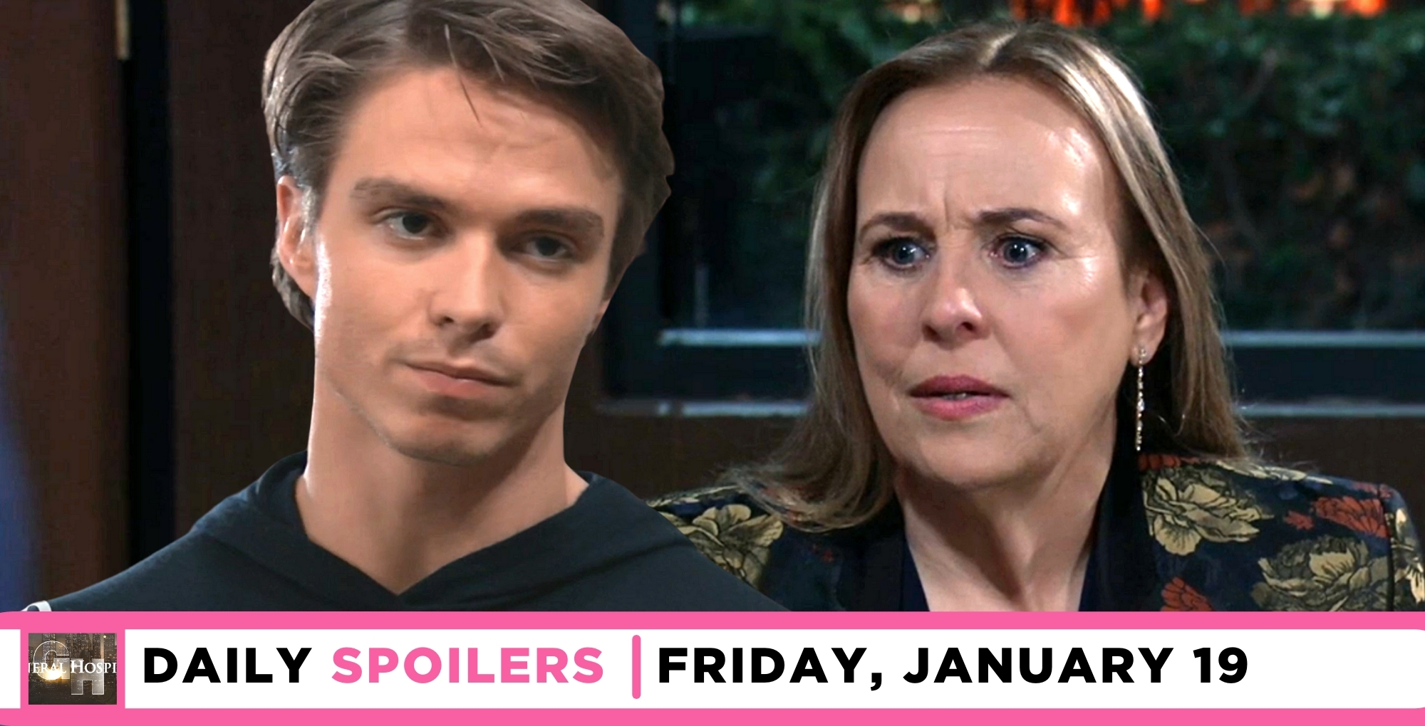 general hospital spoilers for january 19, 2024, episode 15387, spencer and laura.