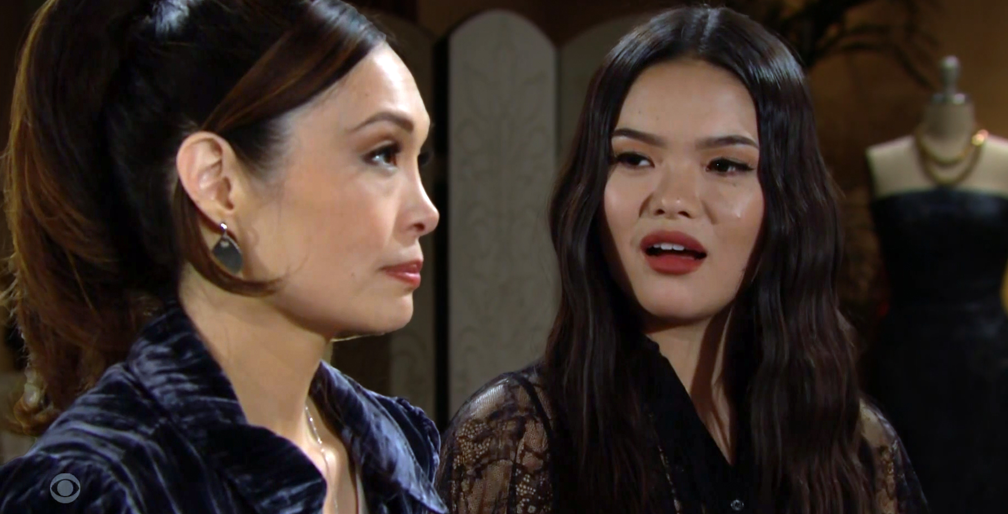 poppy and luna nozawa on the bold and the beautiful at forrester creations.