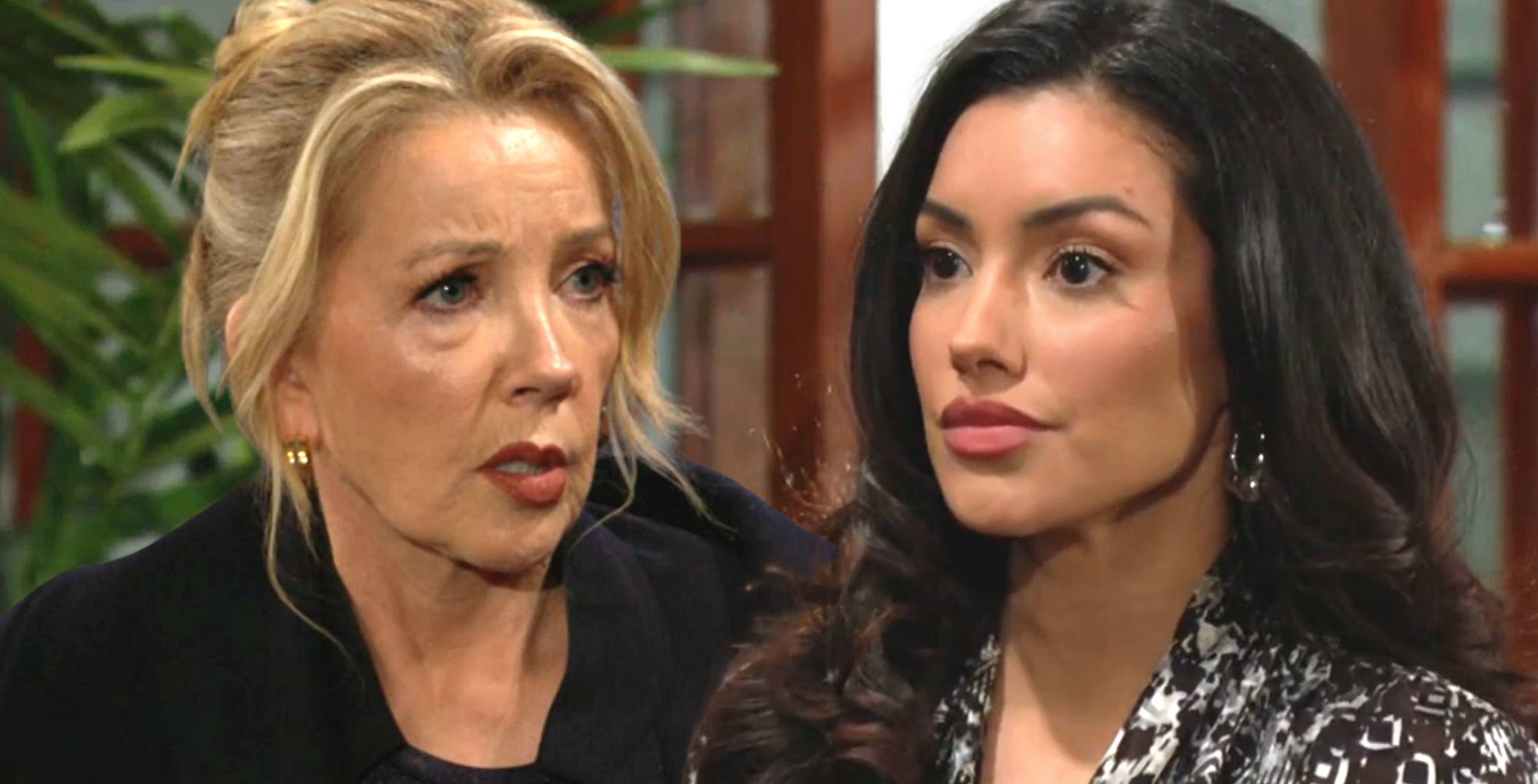 nikki newman and audra charles on young and the restless.